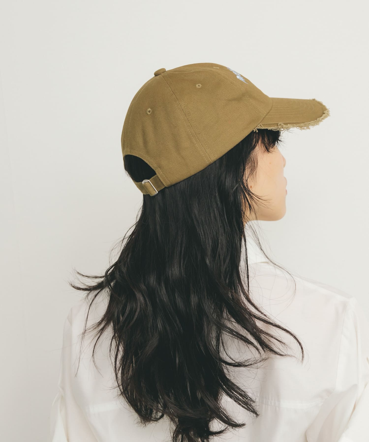 ダメージブリムCAP KHAKI one
