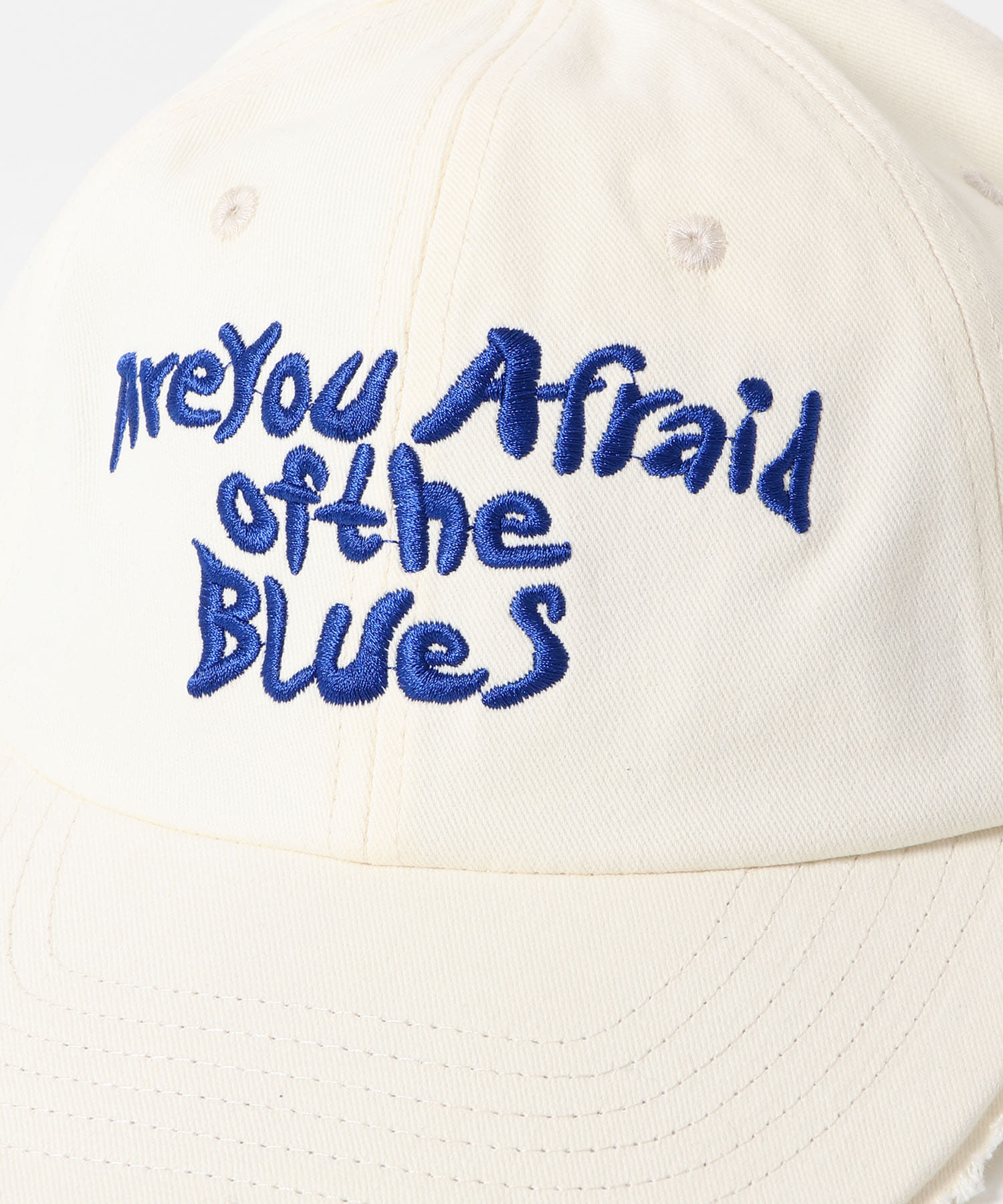 ダメージブリムCAP IVORY one