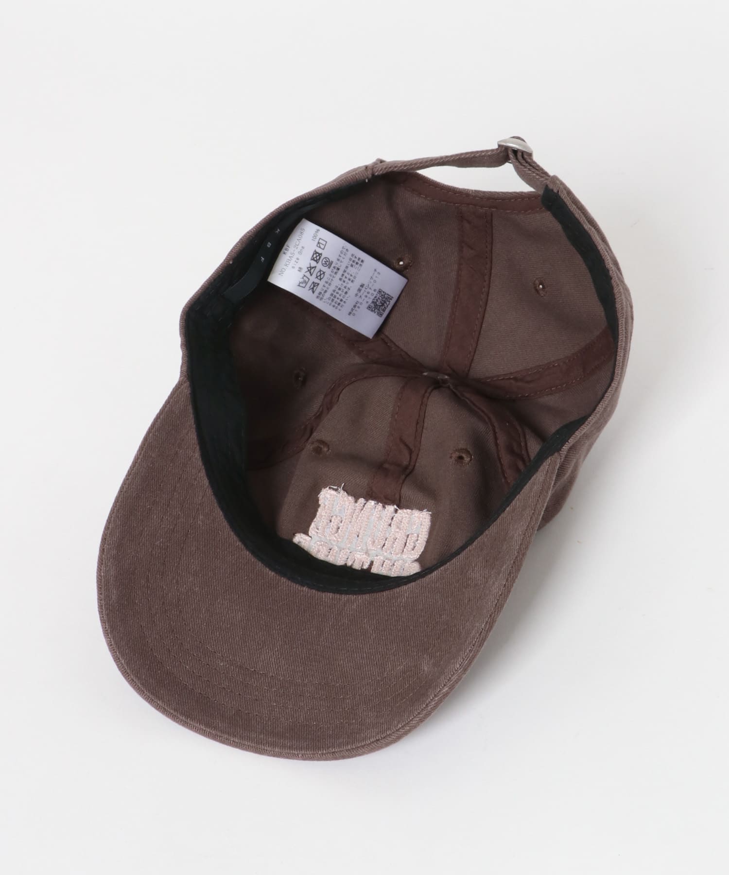 プランプチェーンステッチCAP BROWN one