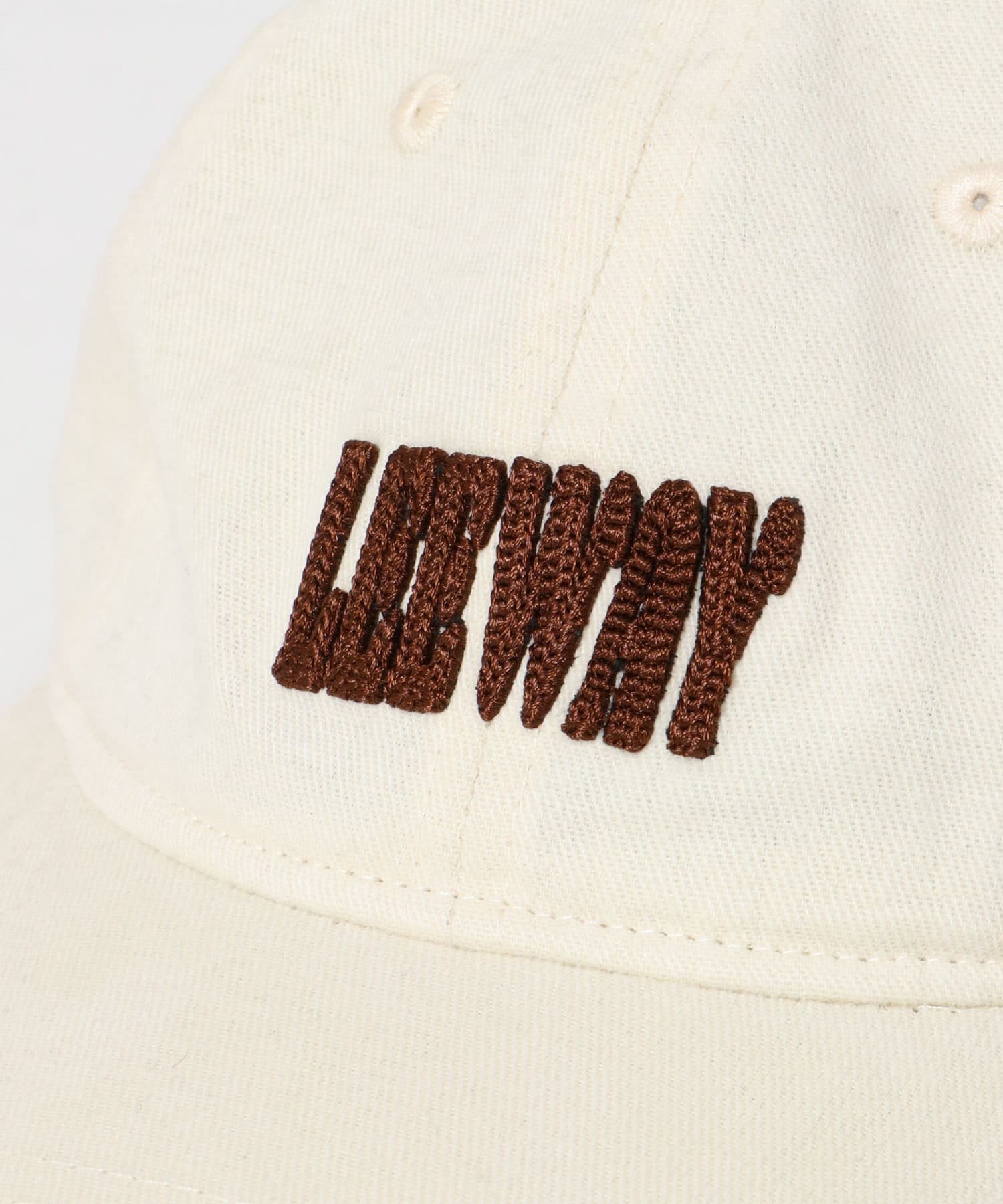 プランプチェーンステッチCAP IVORY one
