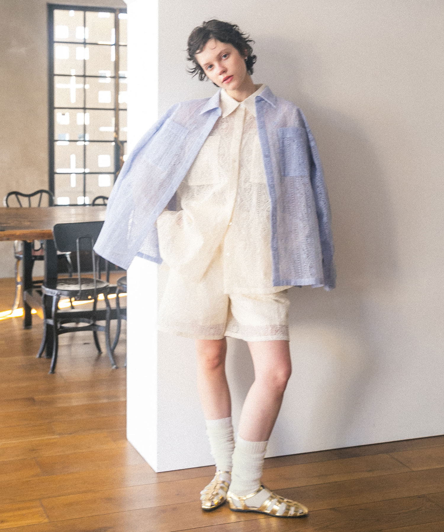 フラットグルカサンダル GOLD 37