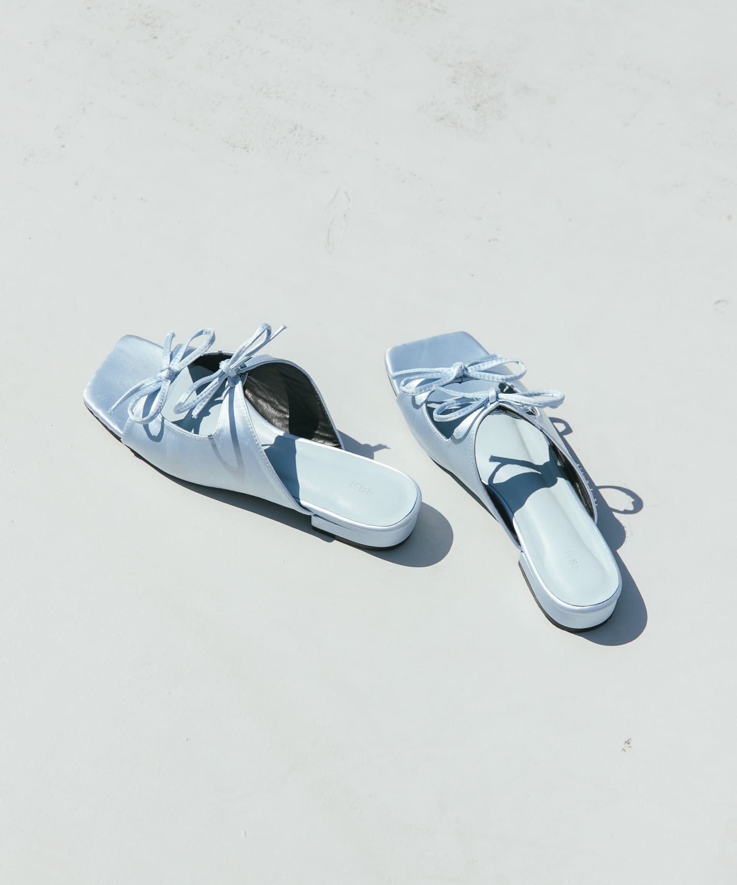 サテンリボンミュール BLUE 37