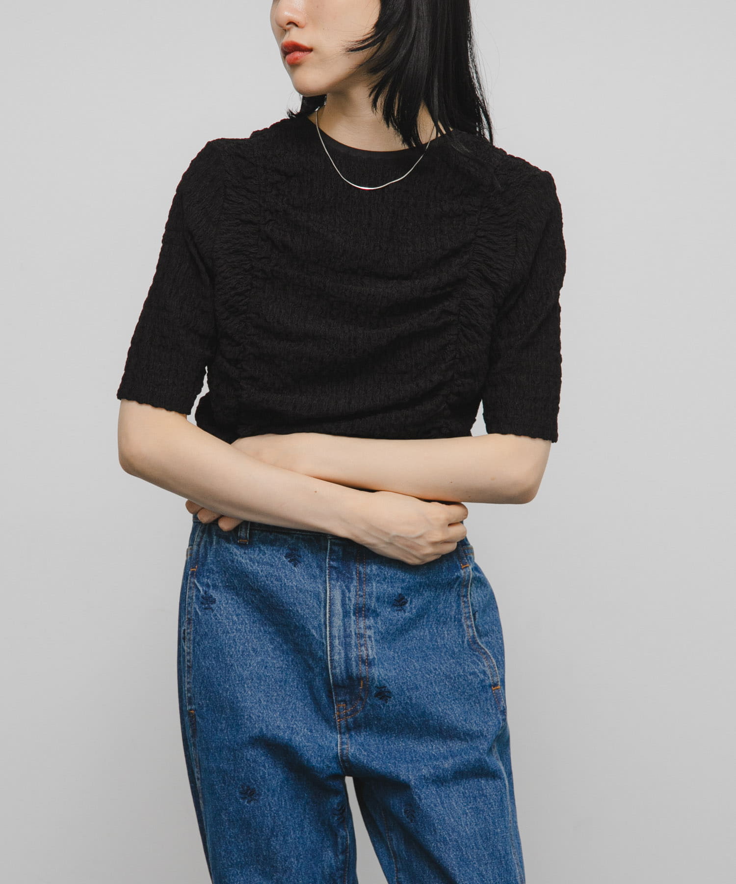 身長：160cm サイズ：one