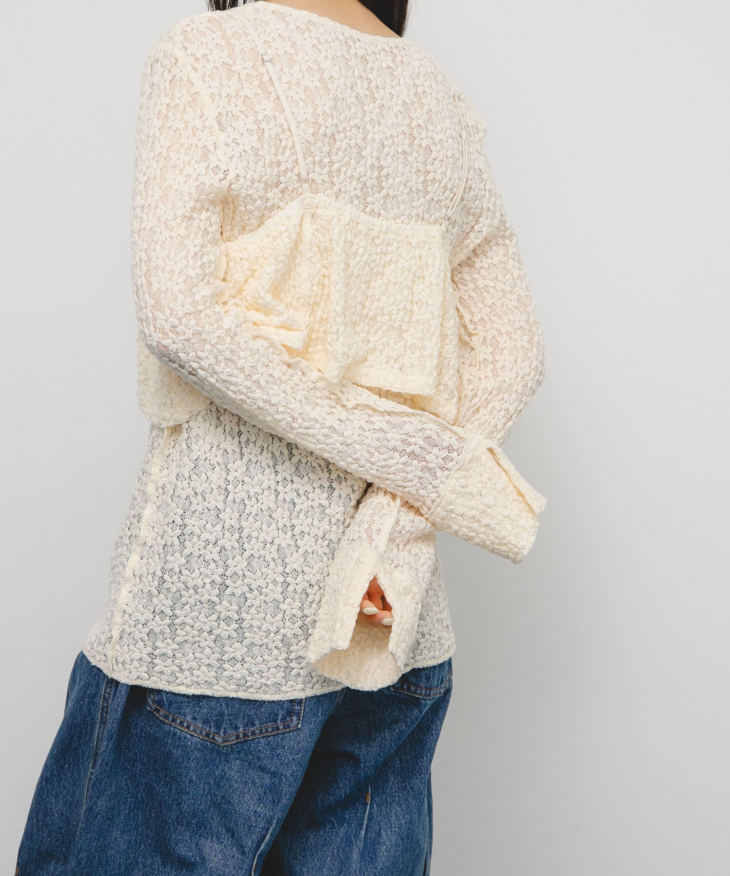 身長：153cm サイズ：one