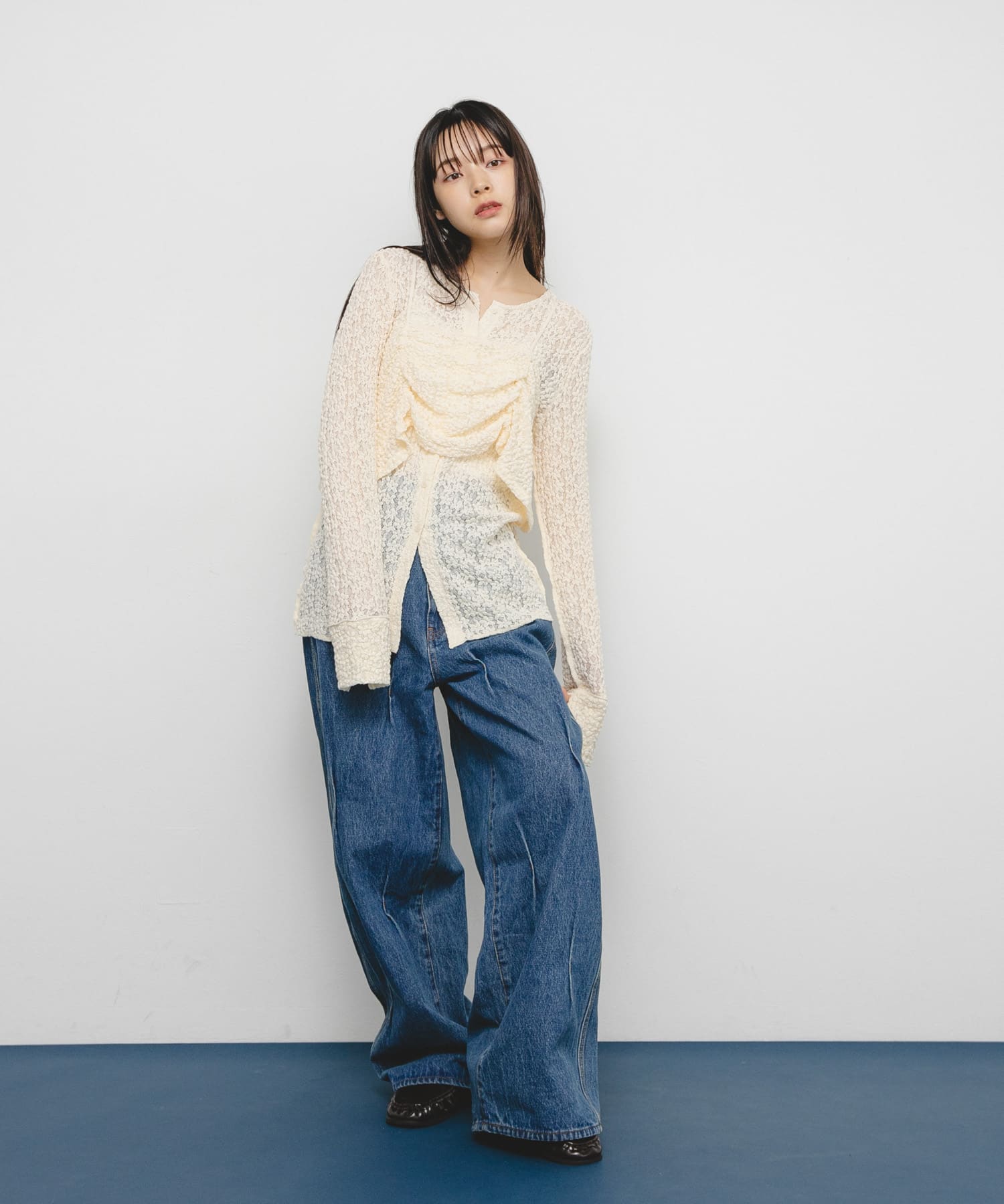 身長：153cm サイズ：one