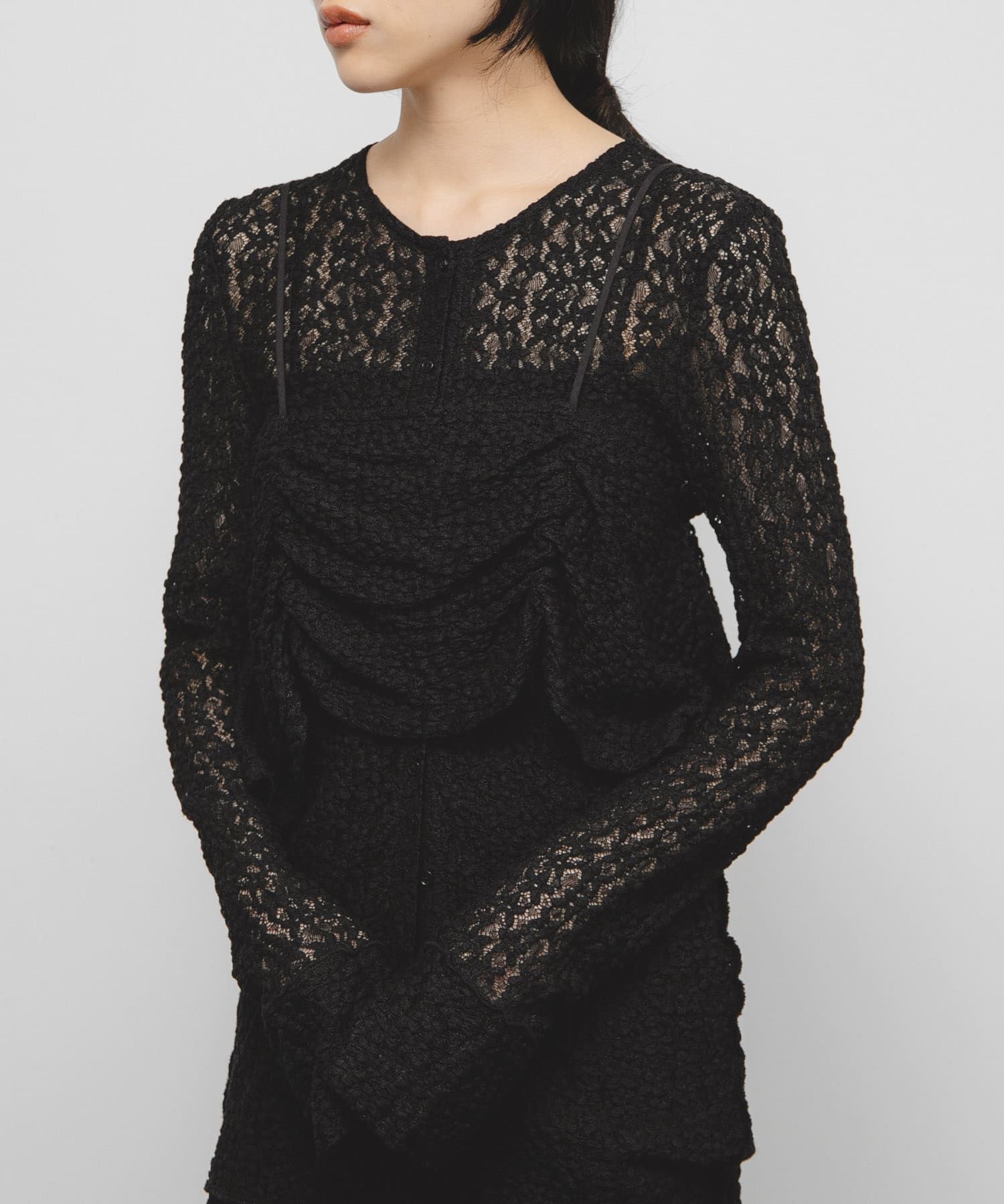 身長：160cm サイズ：one