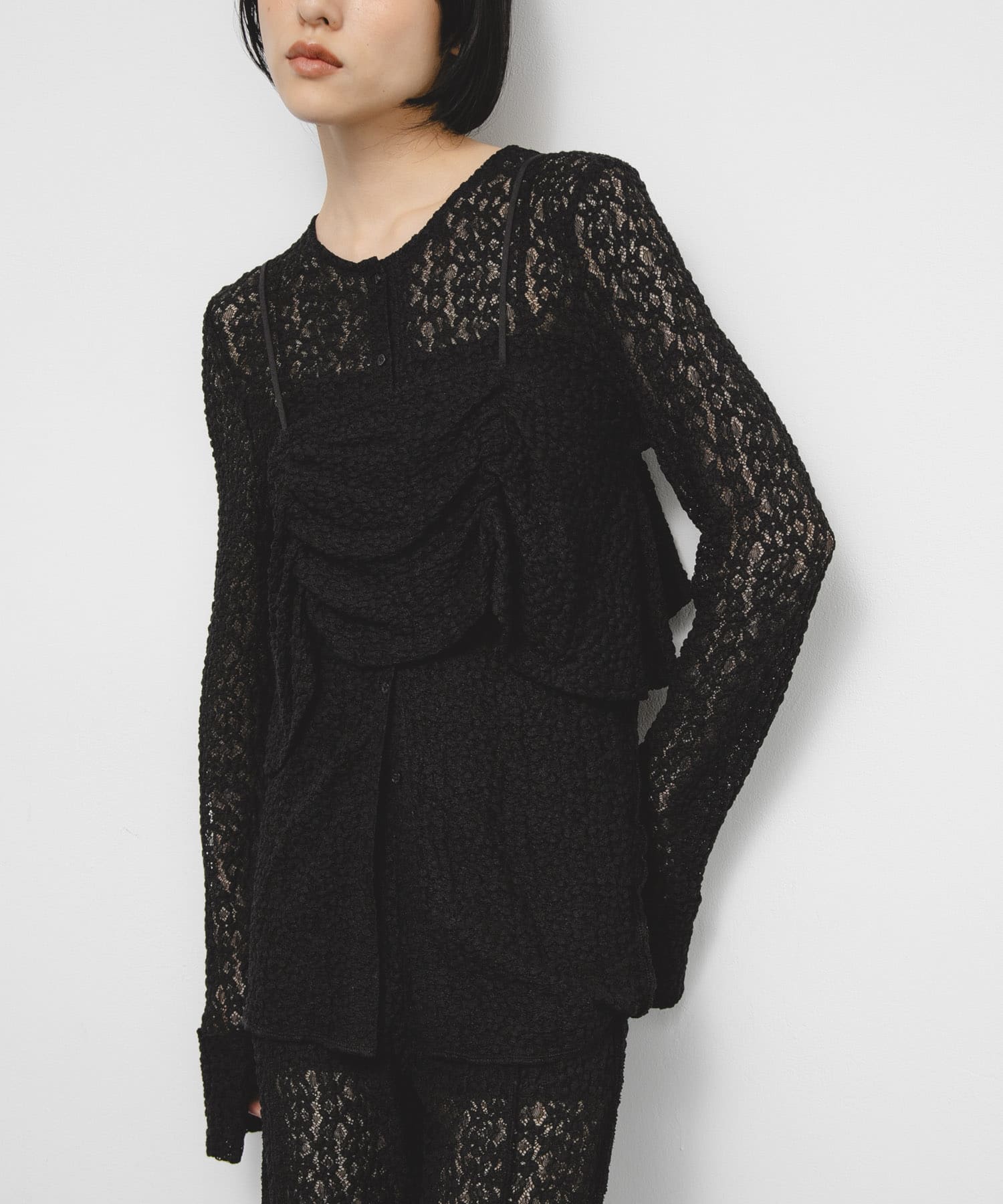 身長：160cm サイズ：one