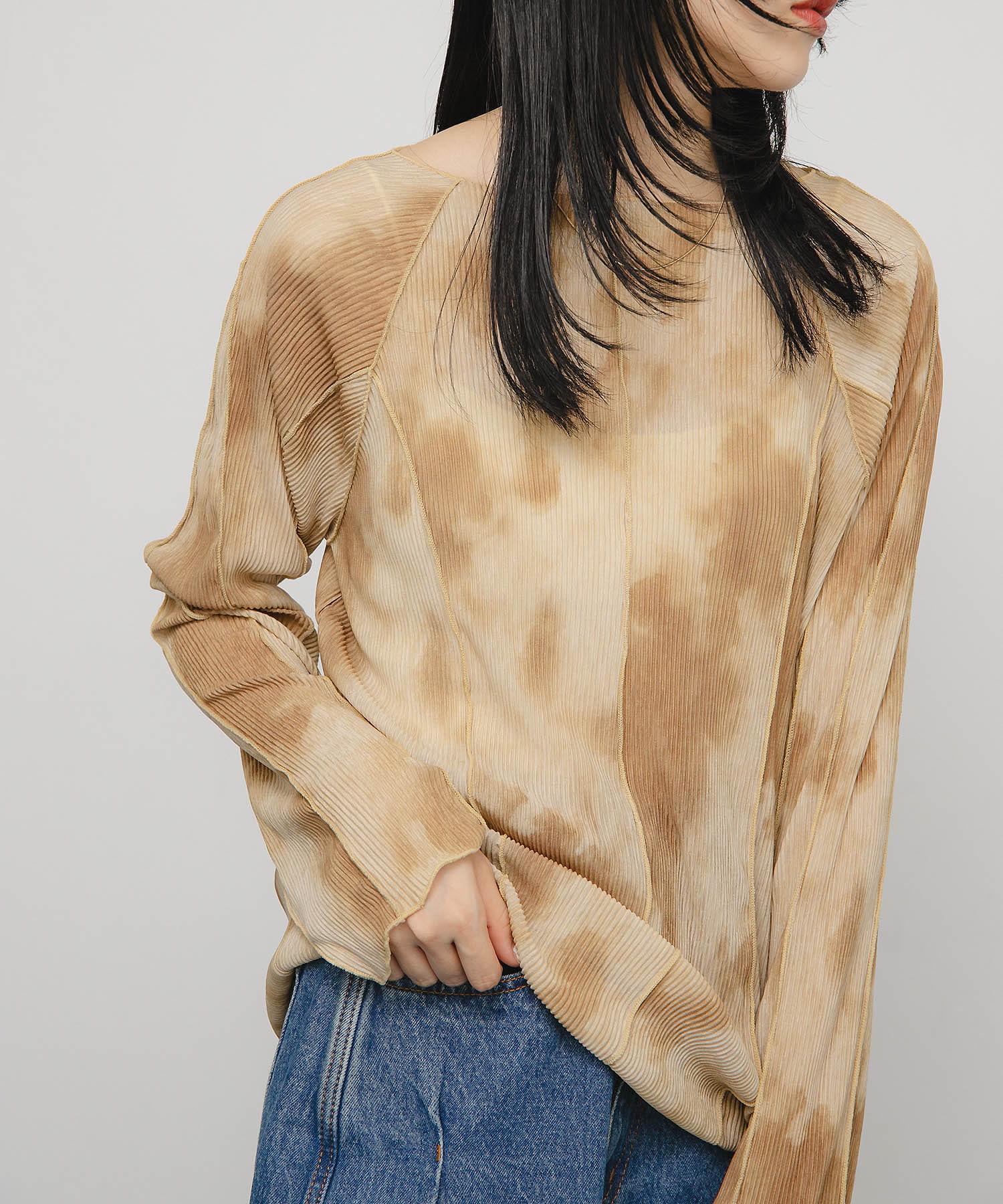 身長：160cm サイズ：one