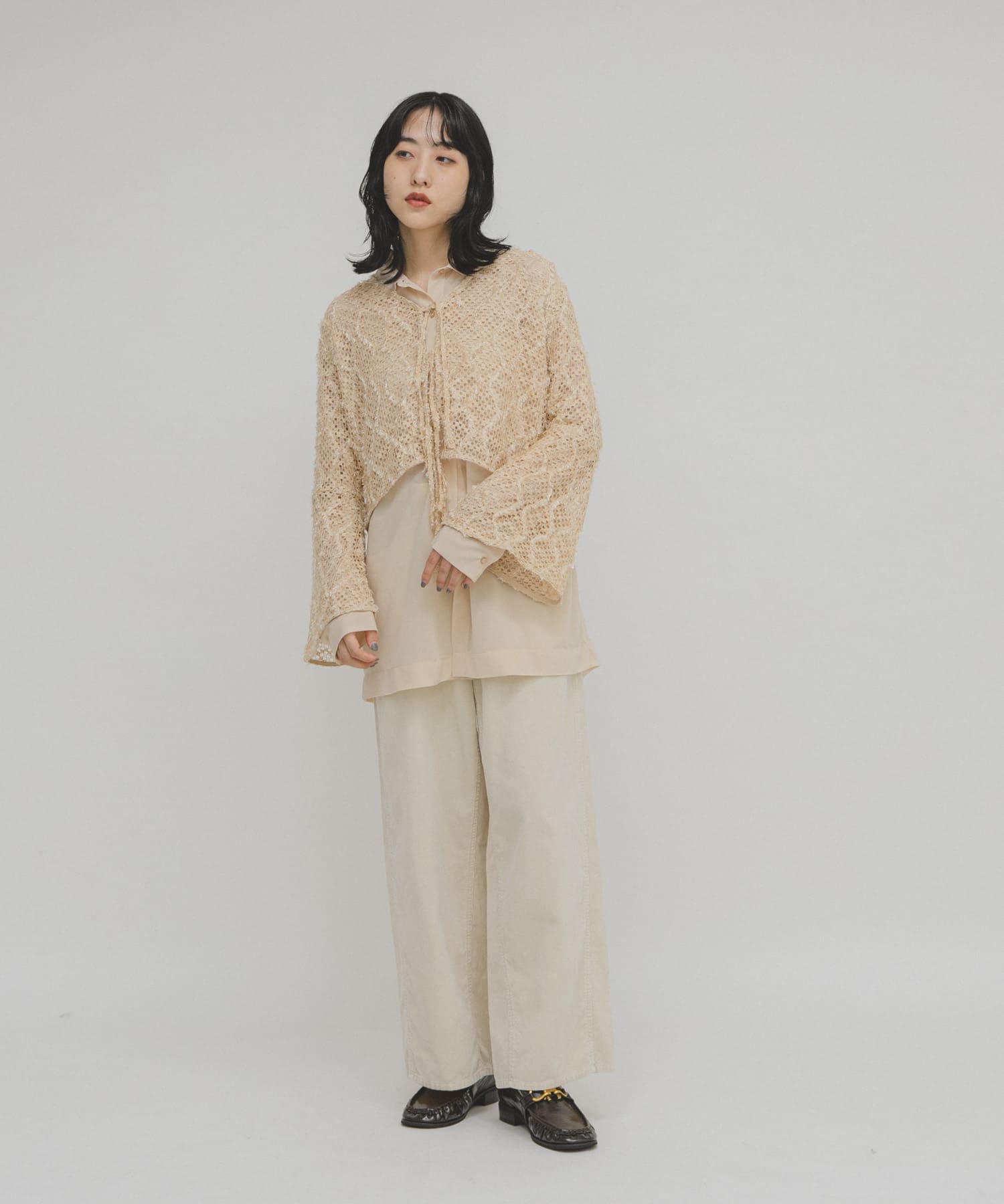 身長：160cm サイズ：one