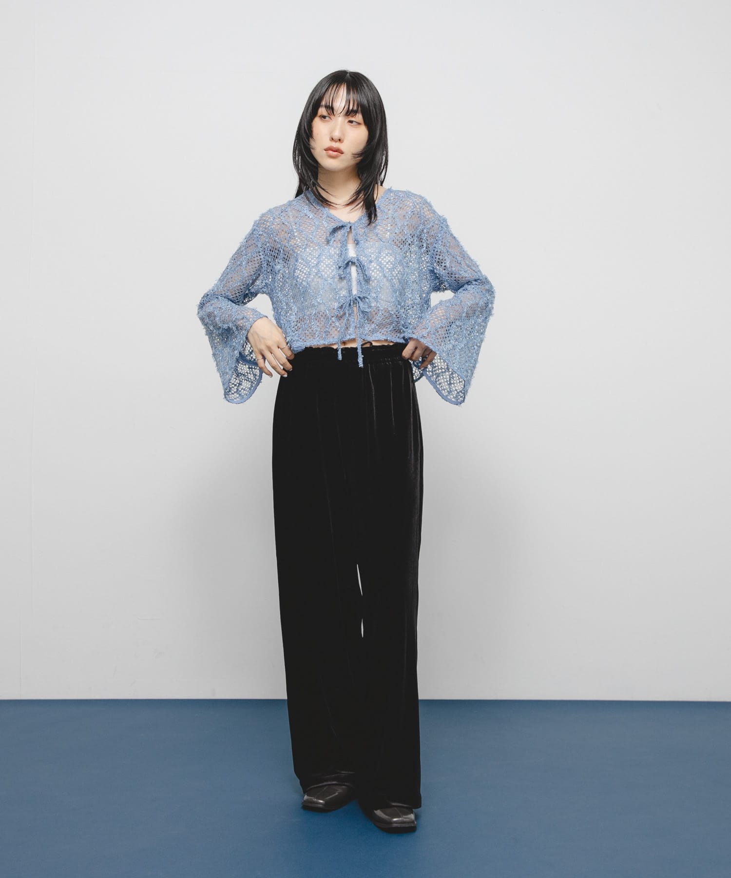 身長：160cm サイズ：one