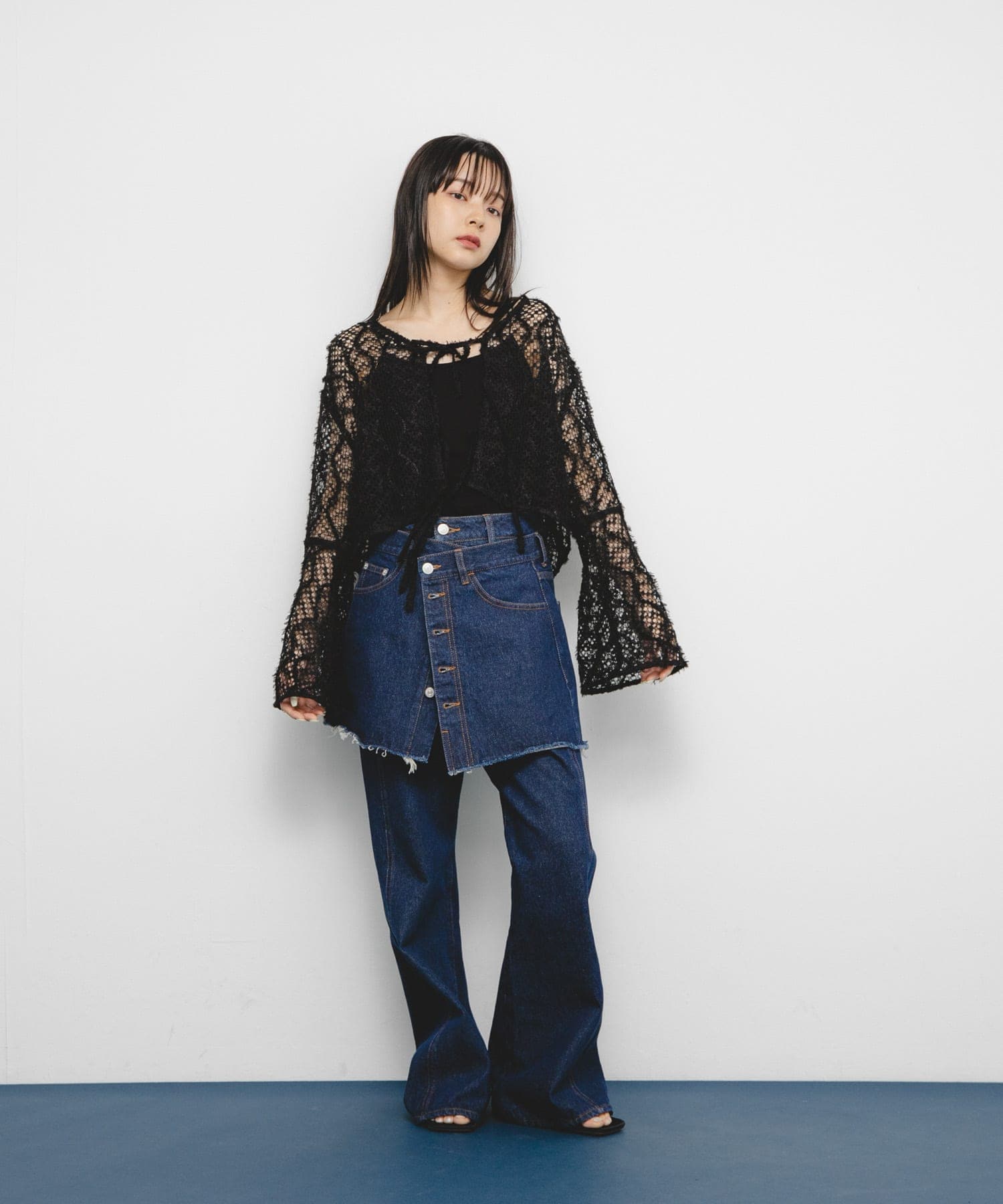 身長：153cm サイズ：one