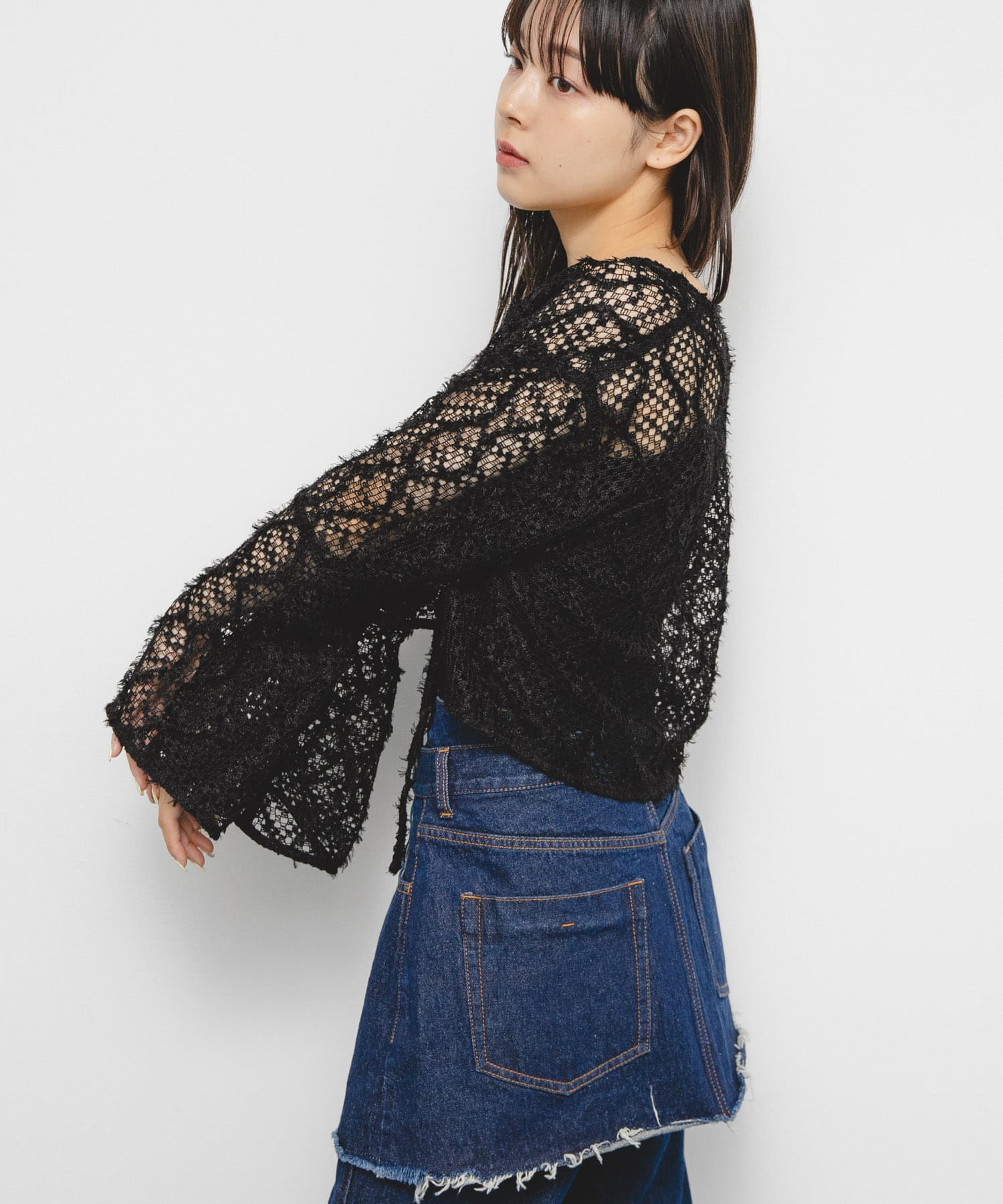 身長：153cm サイズ：one