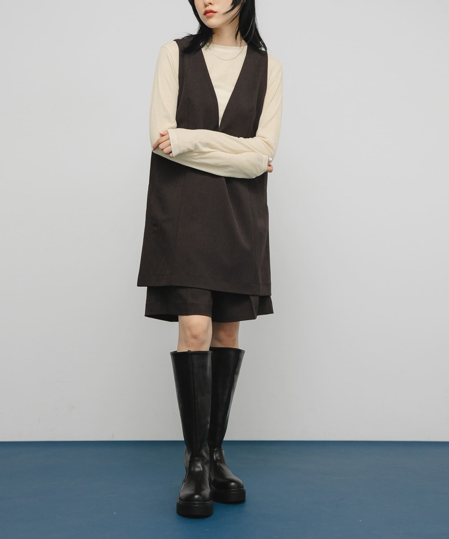 身長：160cm サイズ：one