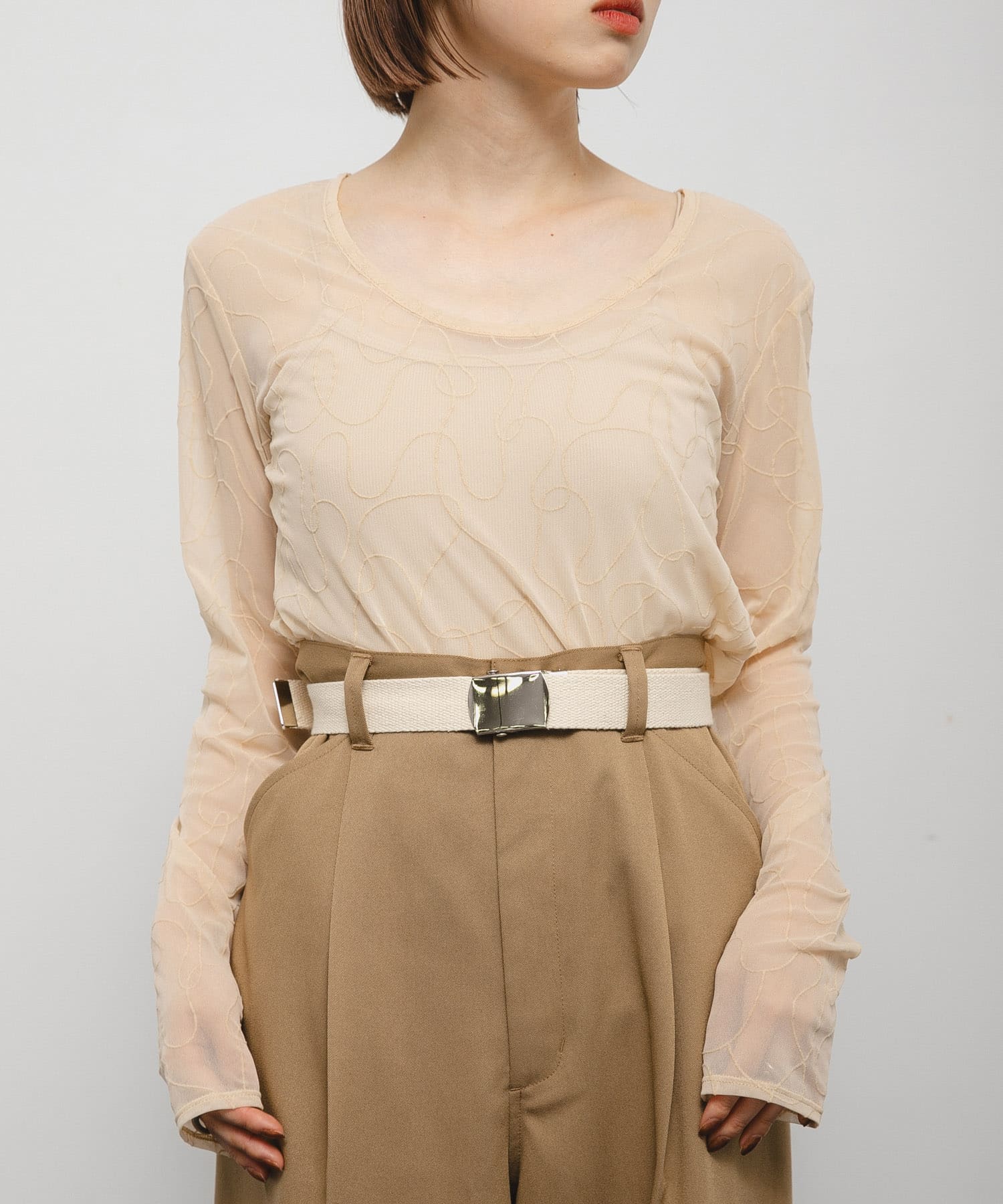 身長：153cm サイズ：one