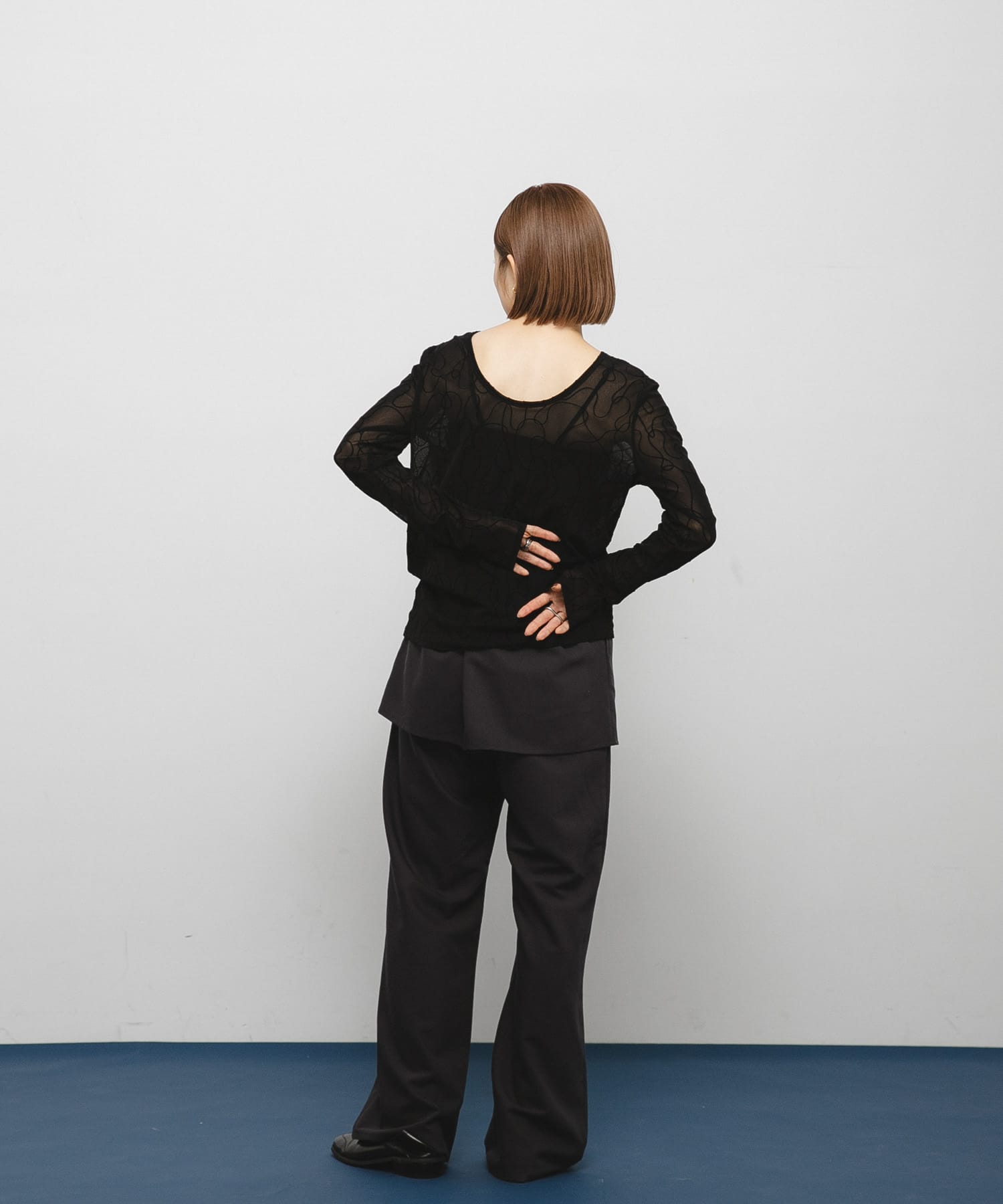 身長：153cm サイズ：one