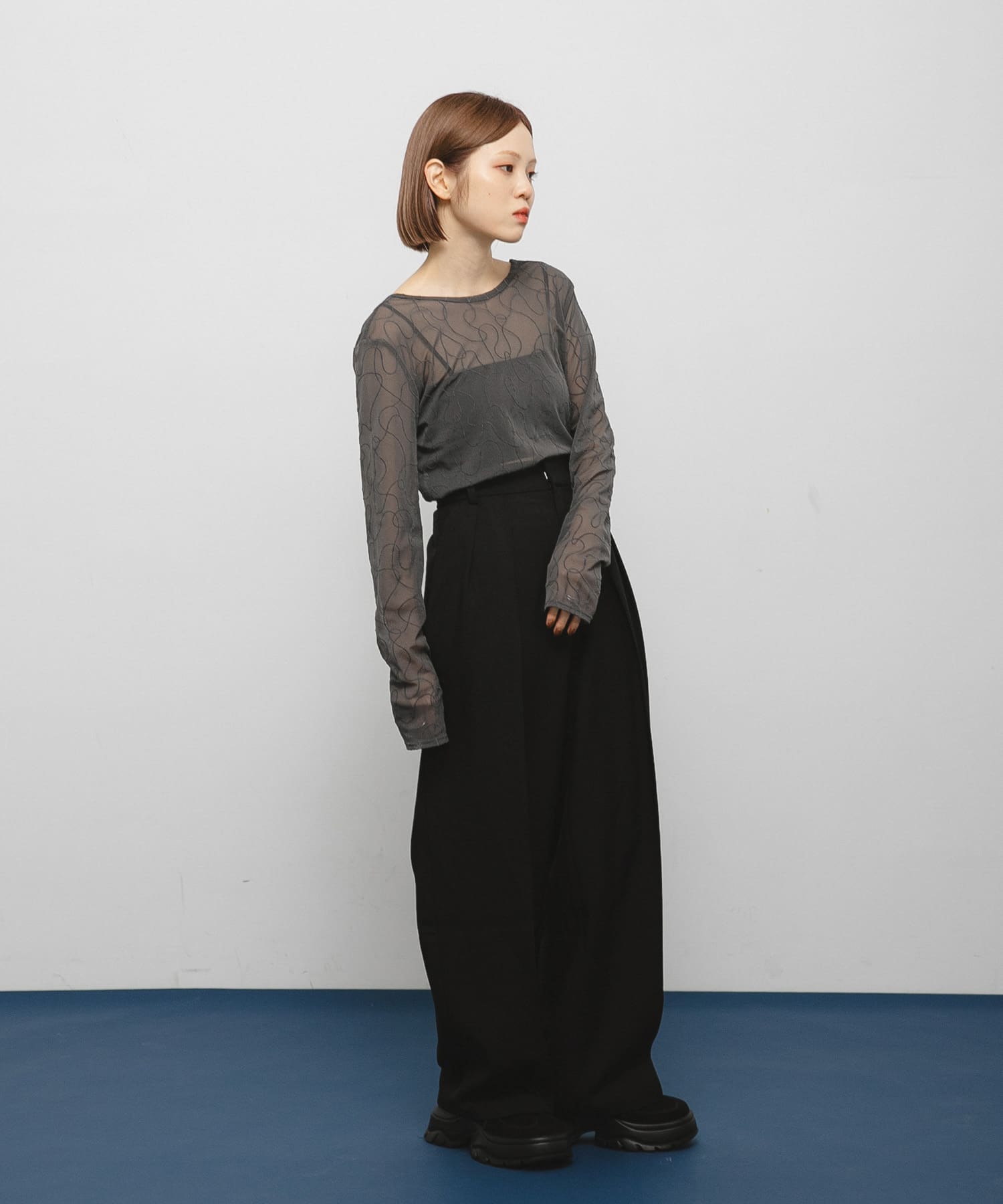 身長：153cm サイズ：one