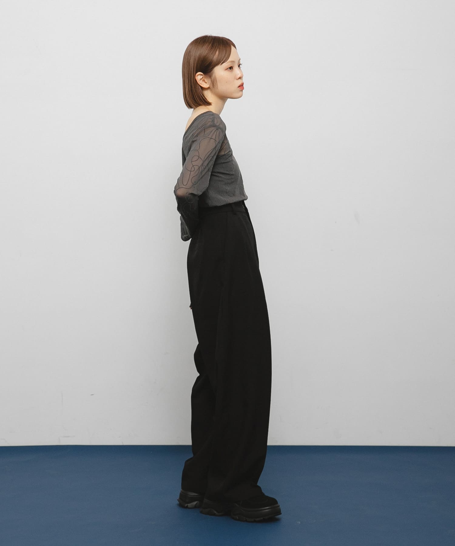 身長：153cm サイズ：one