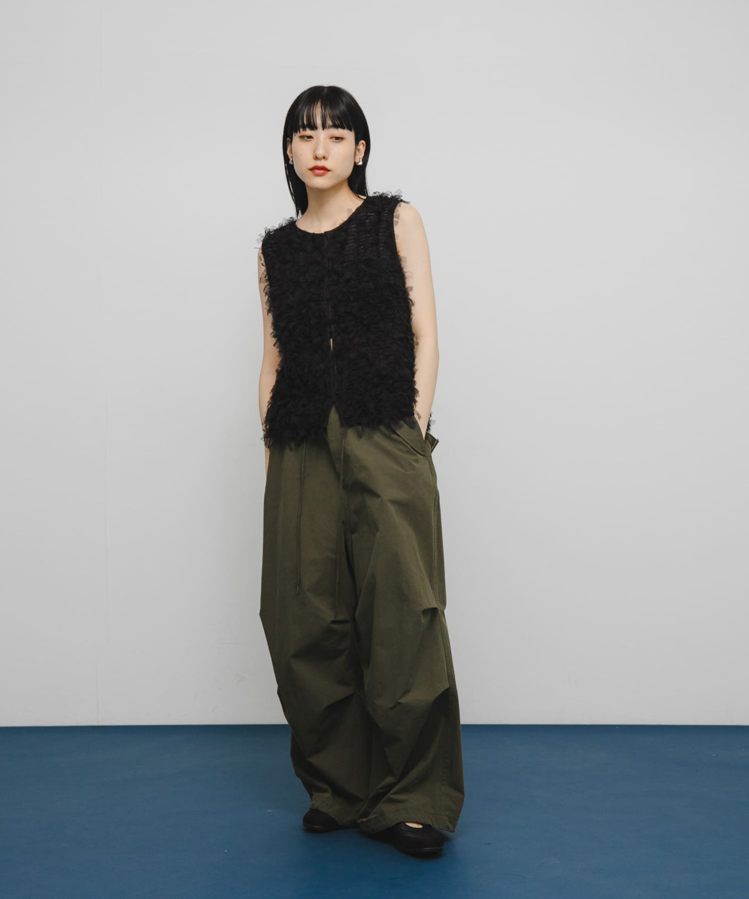 身長：160cm サイズ：one