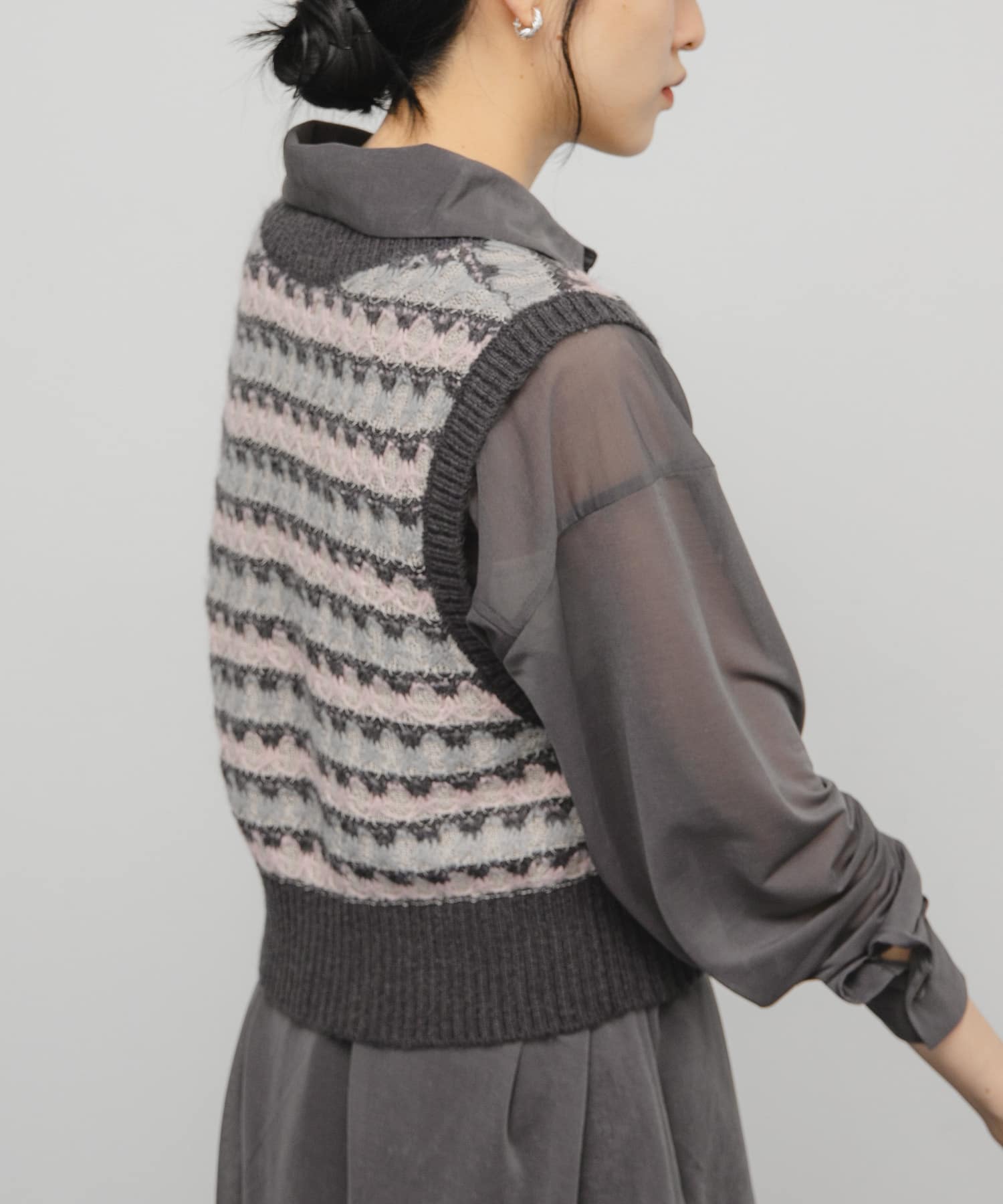 身長：160cm サイズ：one