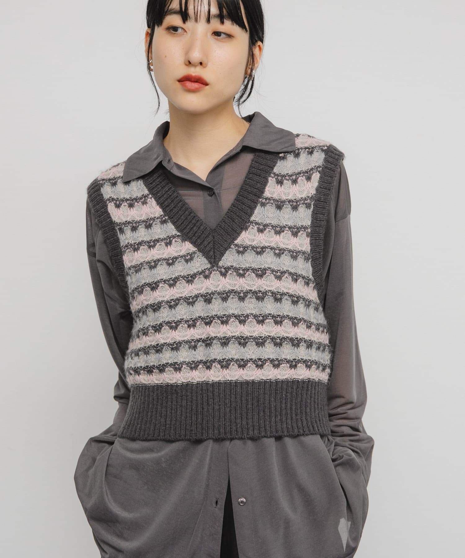 身長：160cm サイズ：one