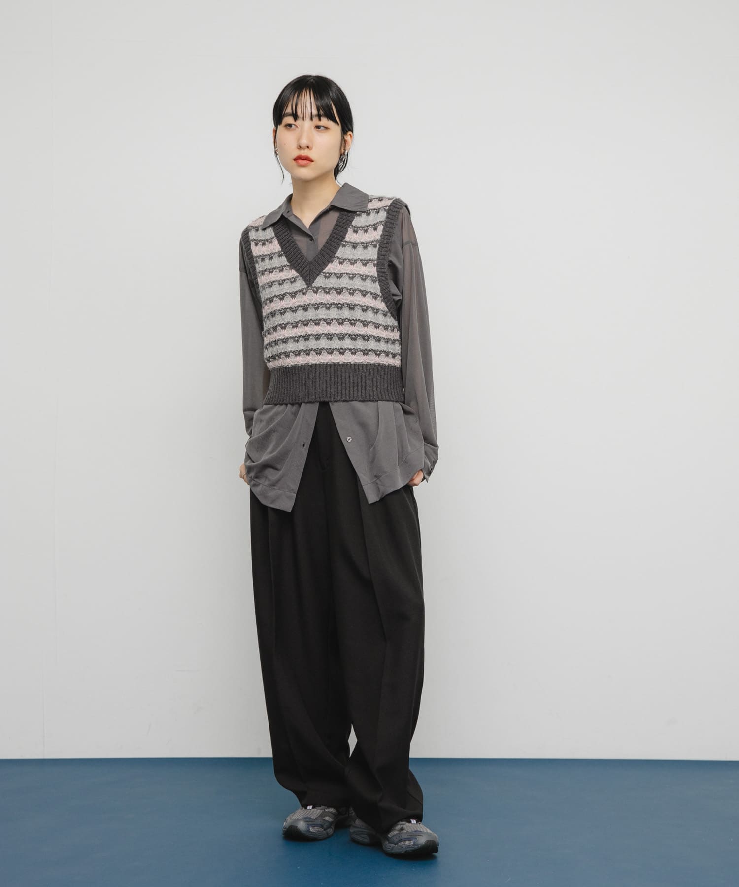 身長：160cm サイズ：one