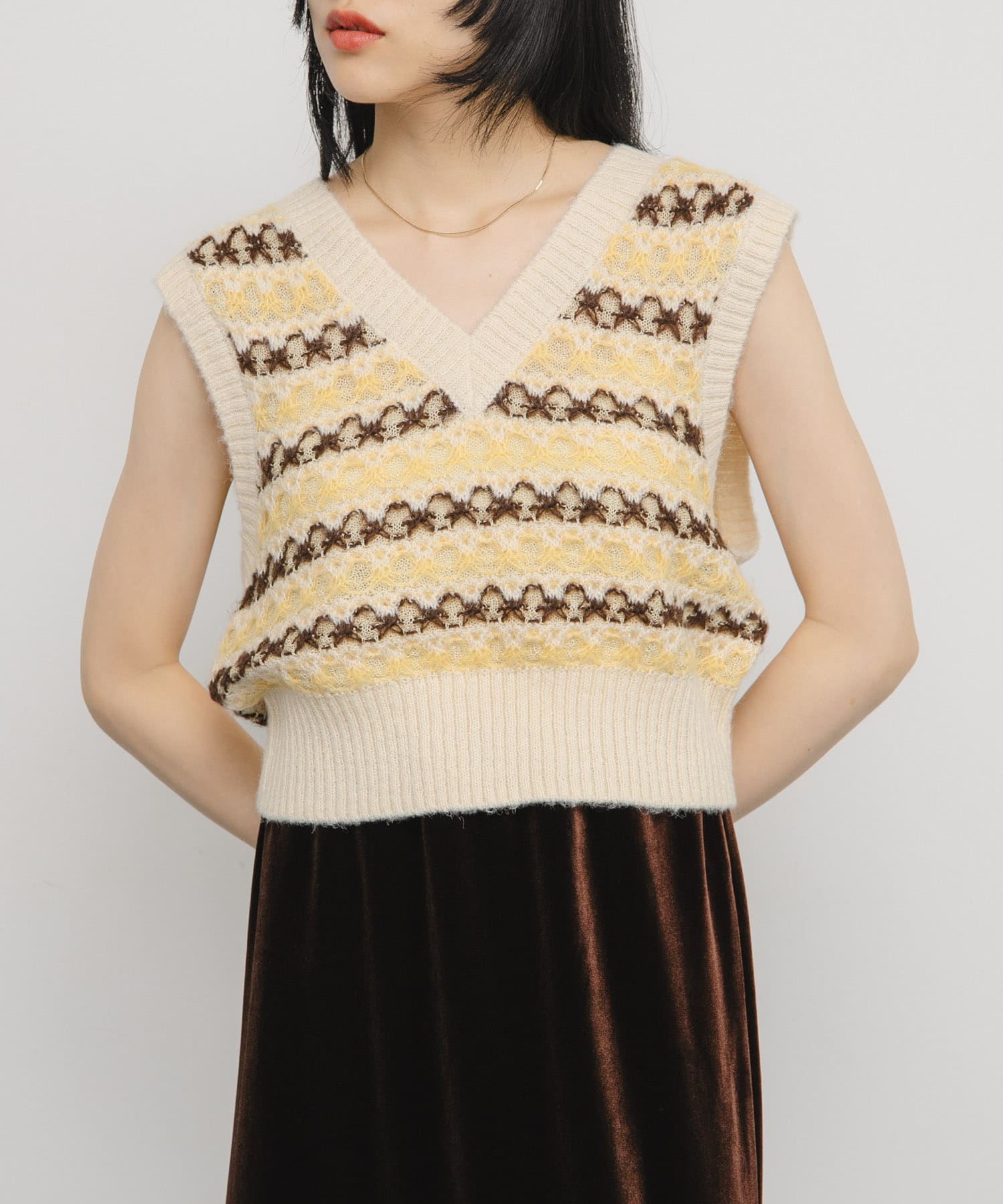 身長：160cm サイズ：one