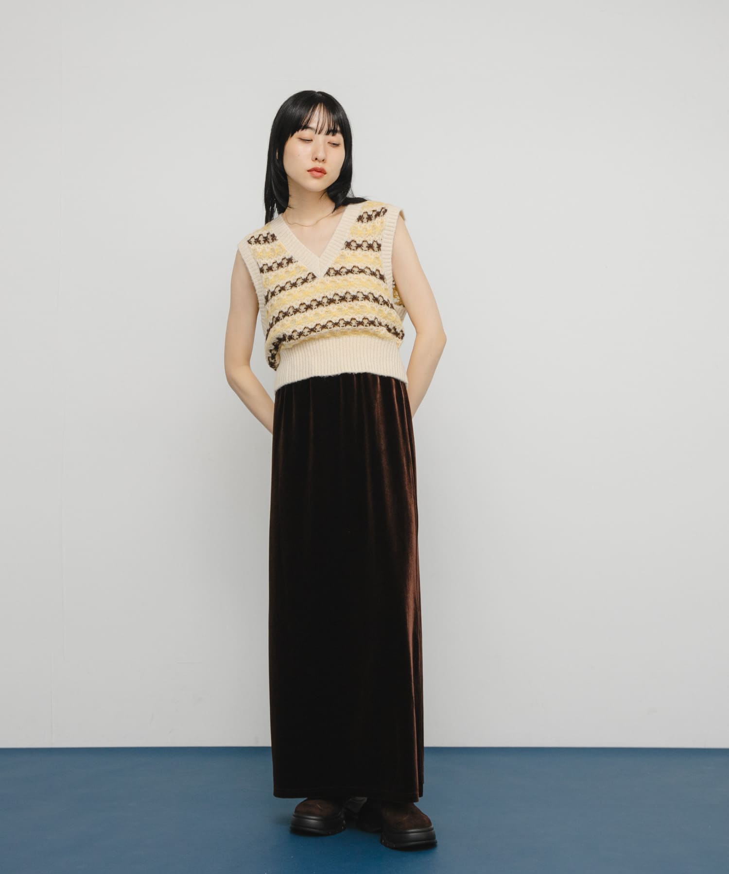 身長：160cm サイズ：one