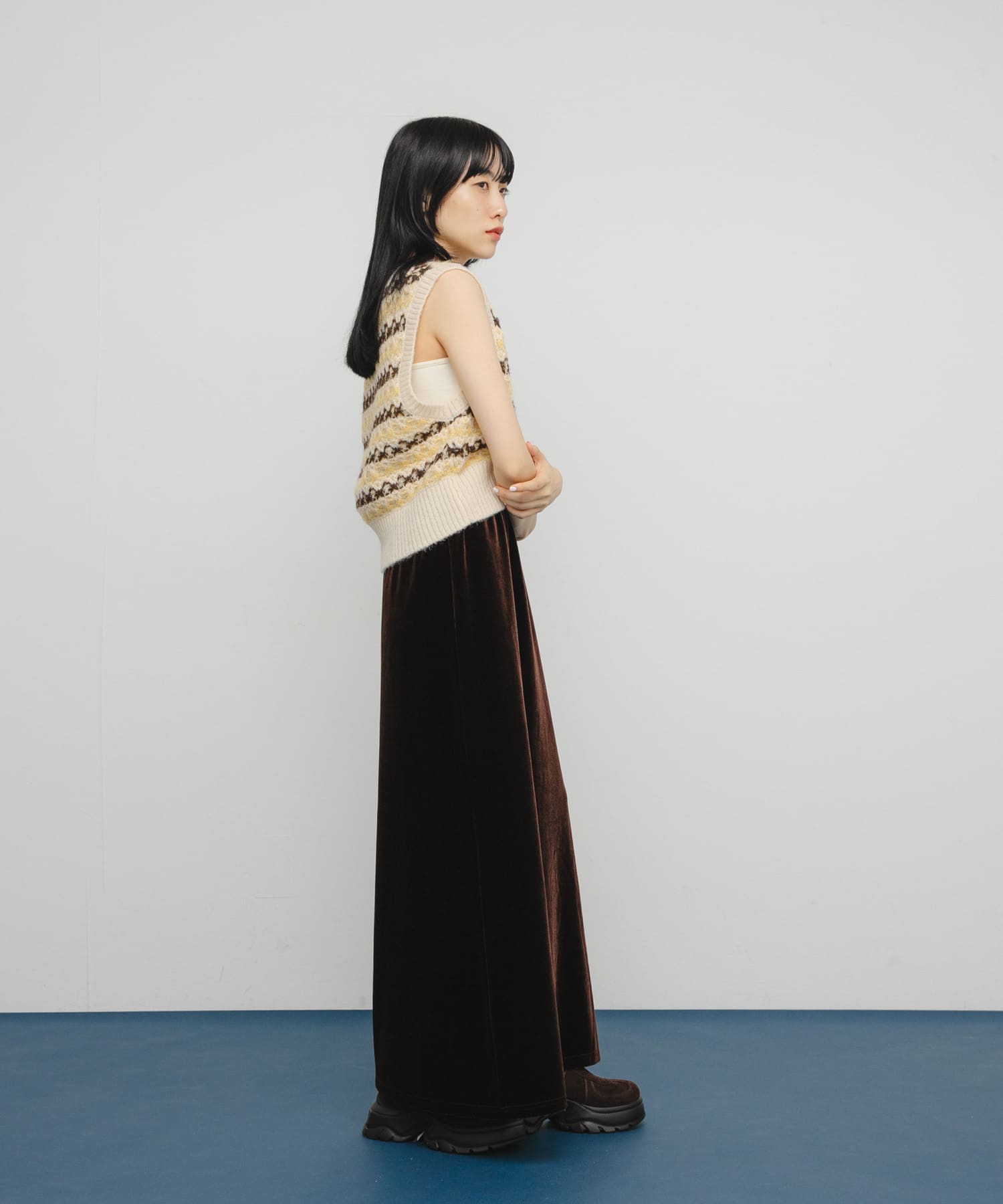 身長：160cm サイズ：one