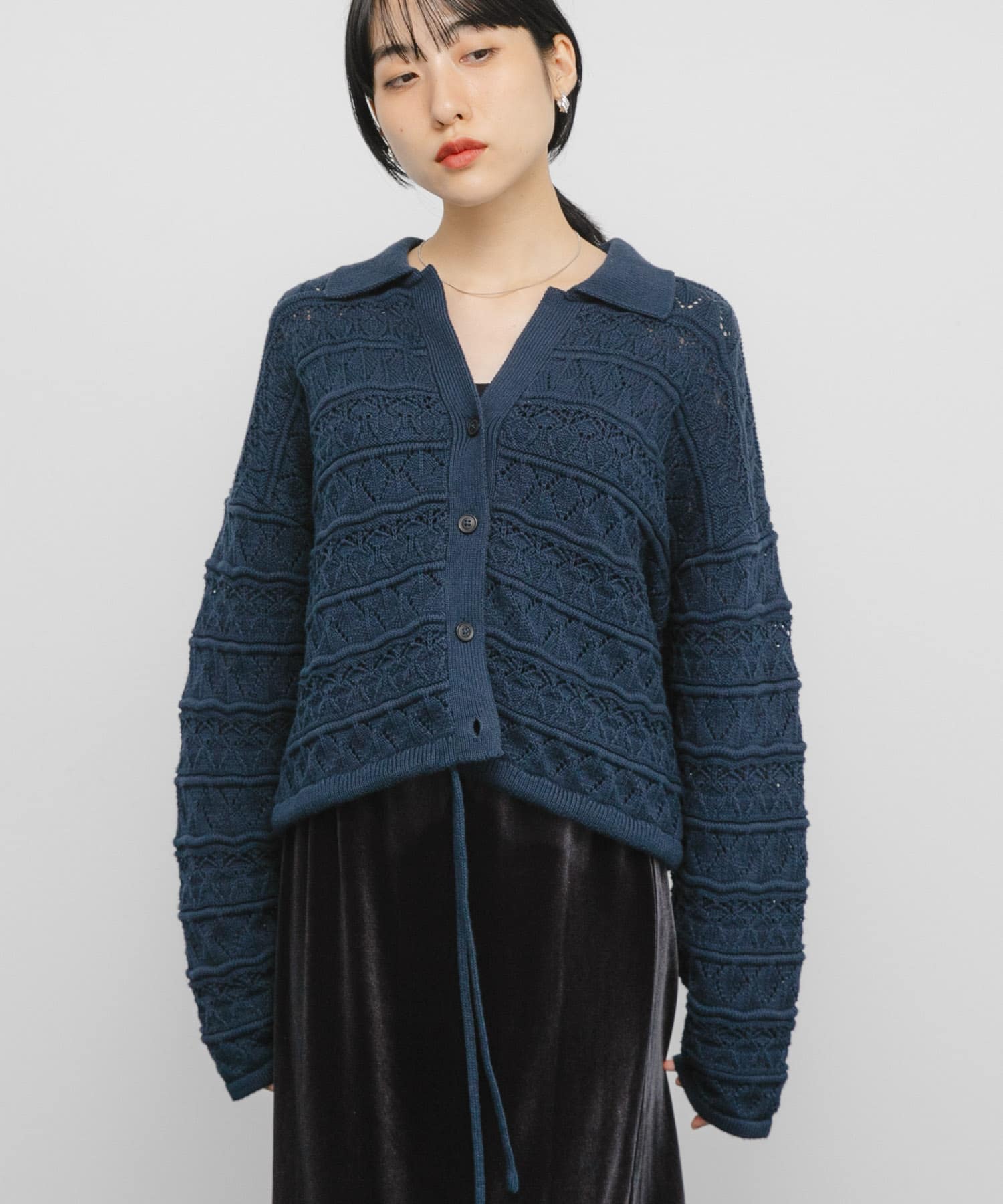 身長：160cm サイズ：one