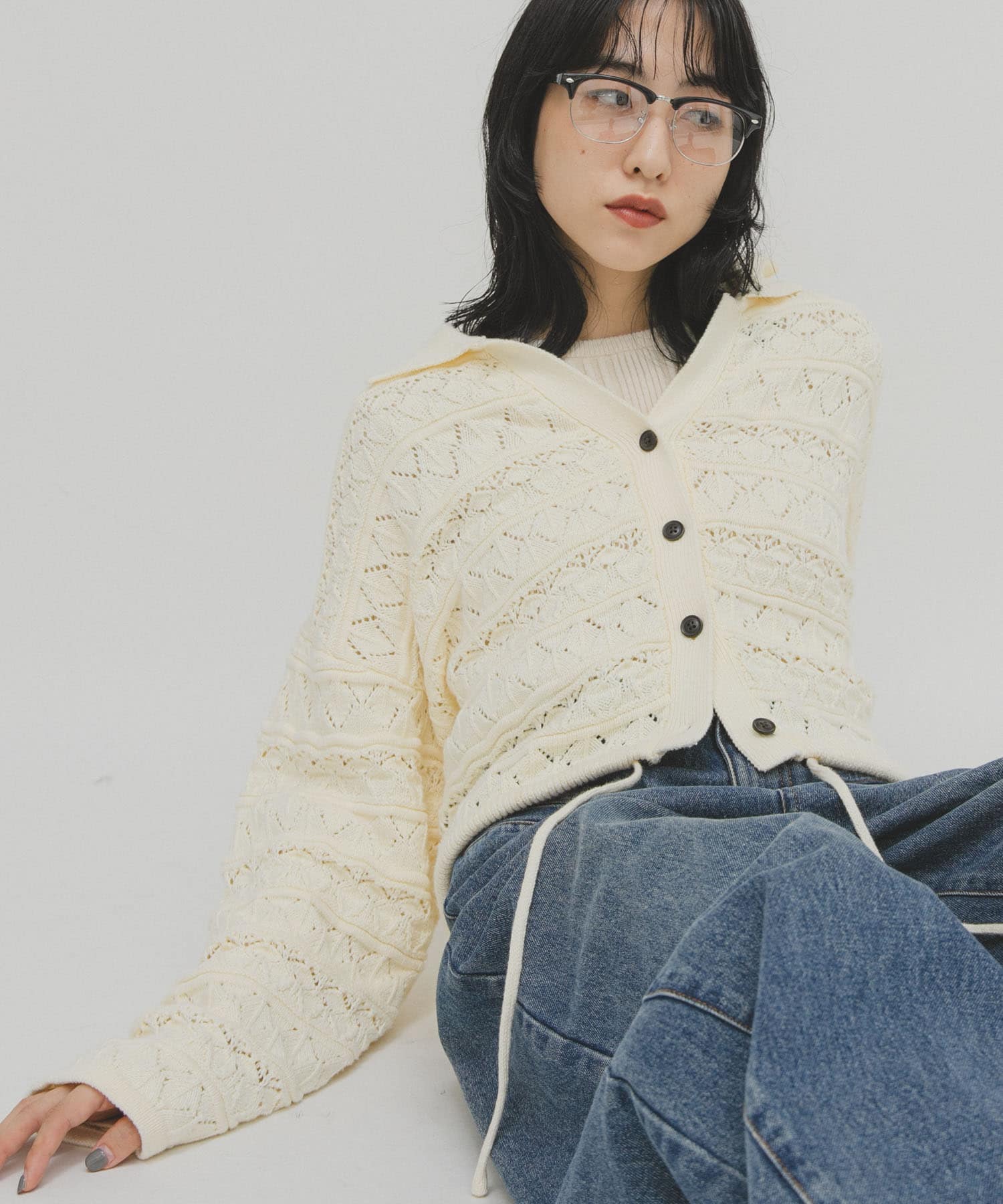 身長：160cm サイズ：one