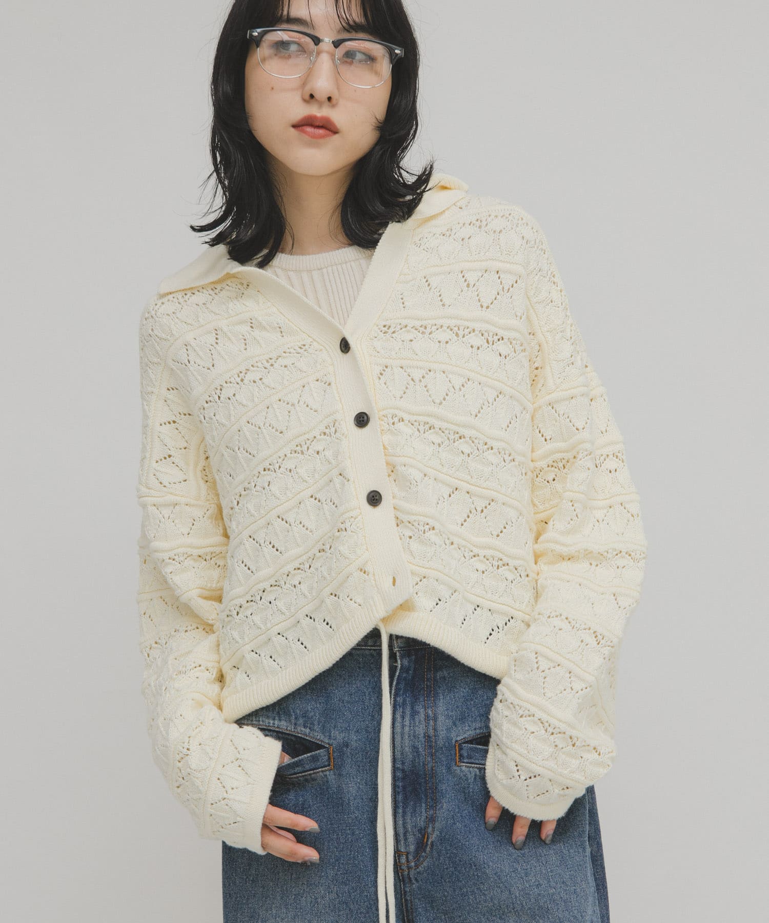 身長：160cm サイズ：one