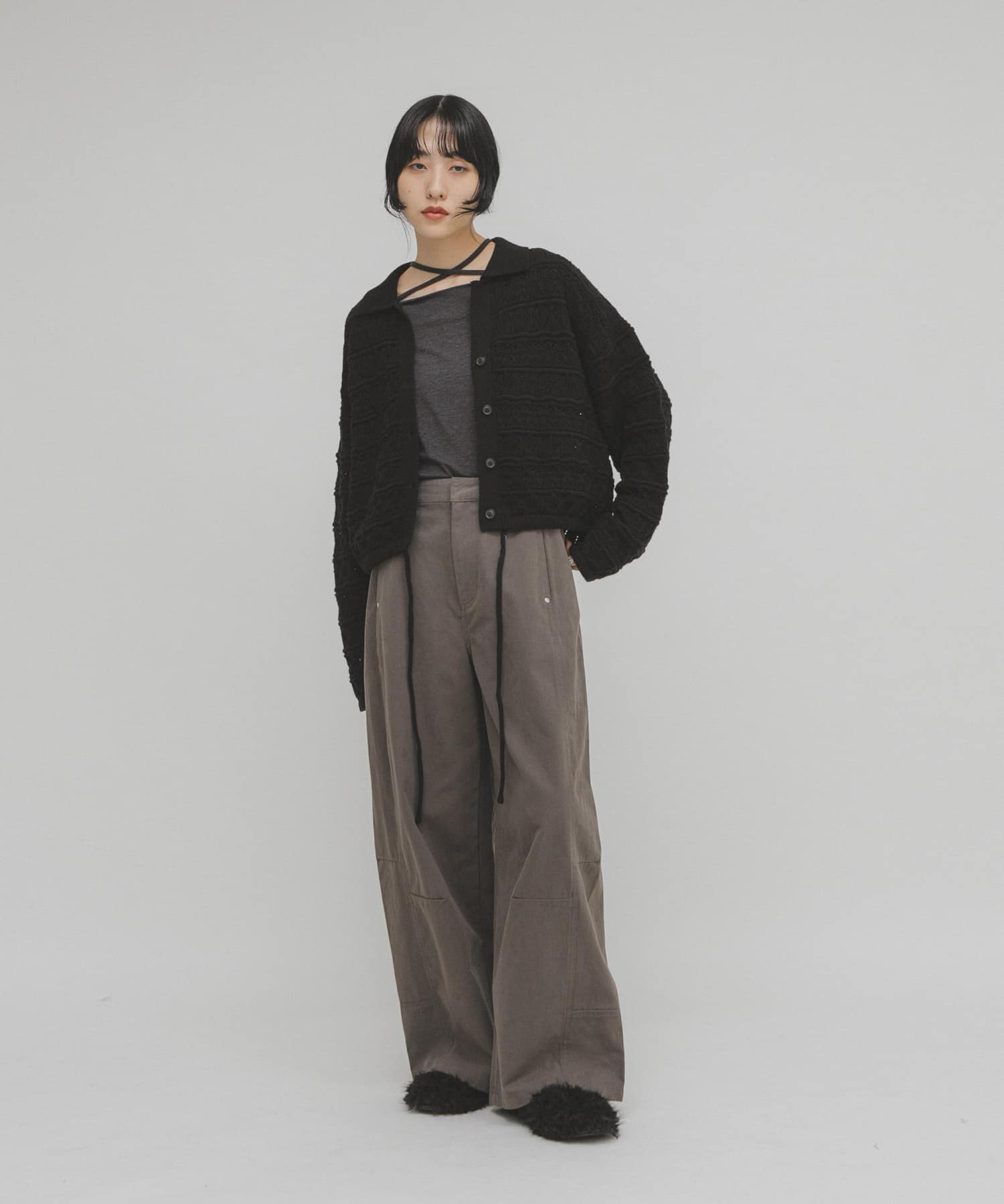 身長：160cm サイズ：one