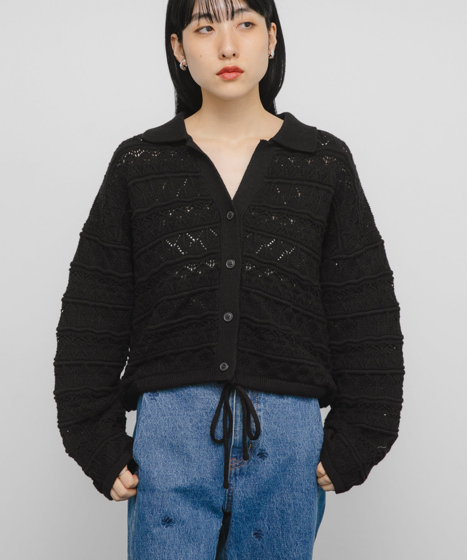 身長：160cm サイズ：one