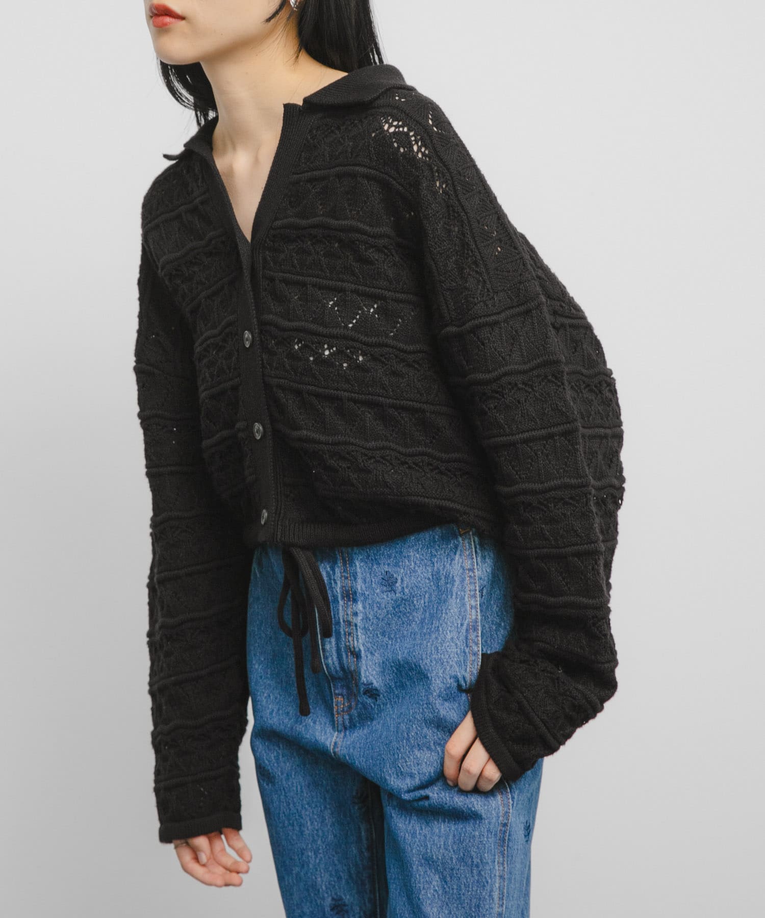 身長：160cm サイズ：one