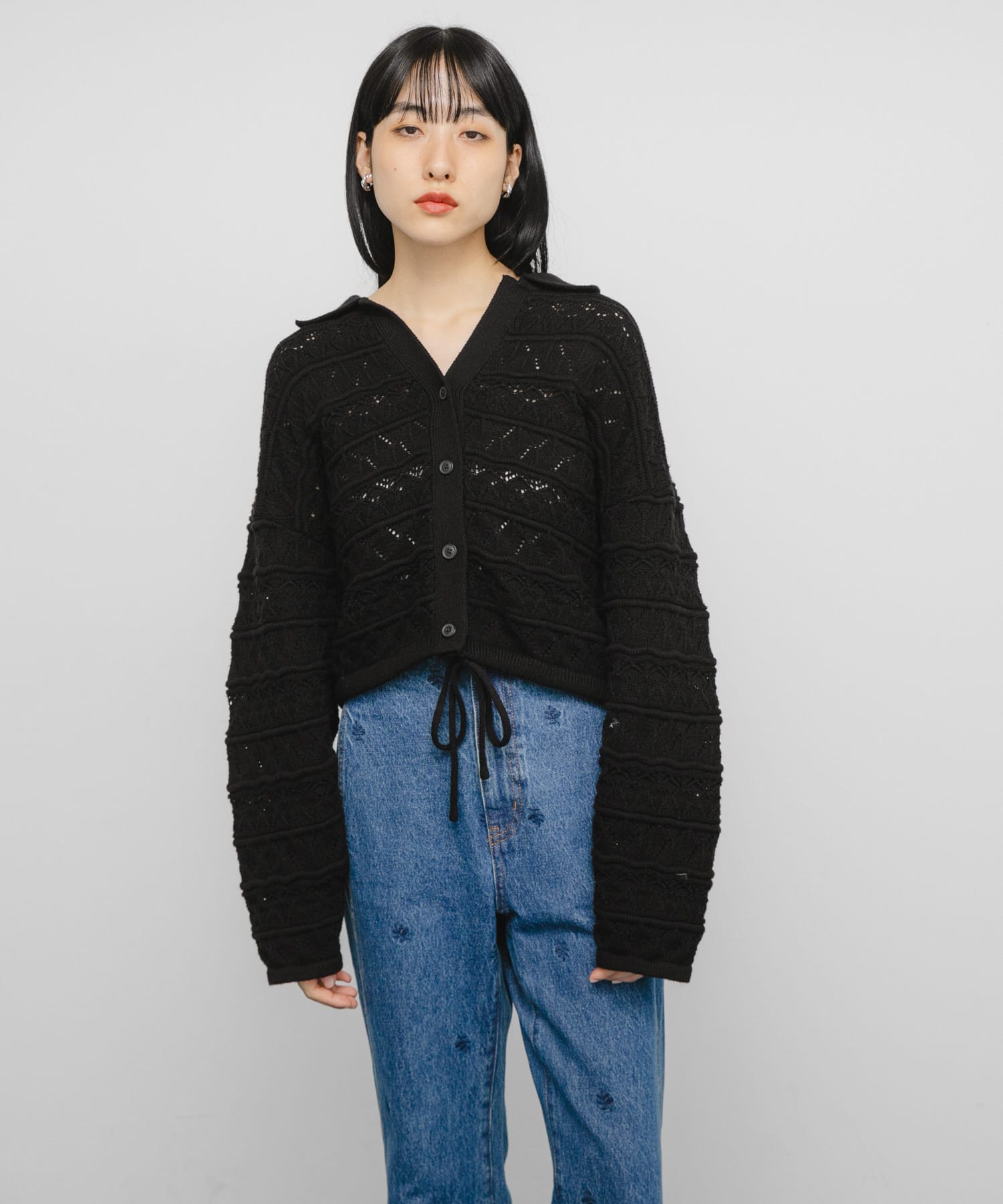 身長：160cm サイズ：one