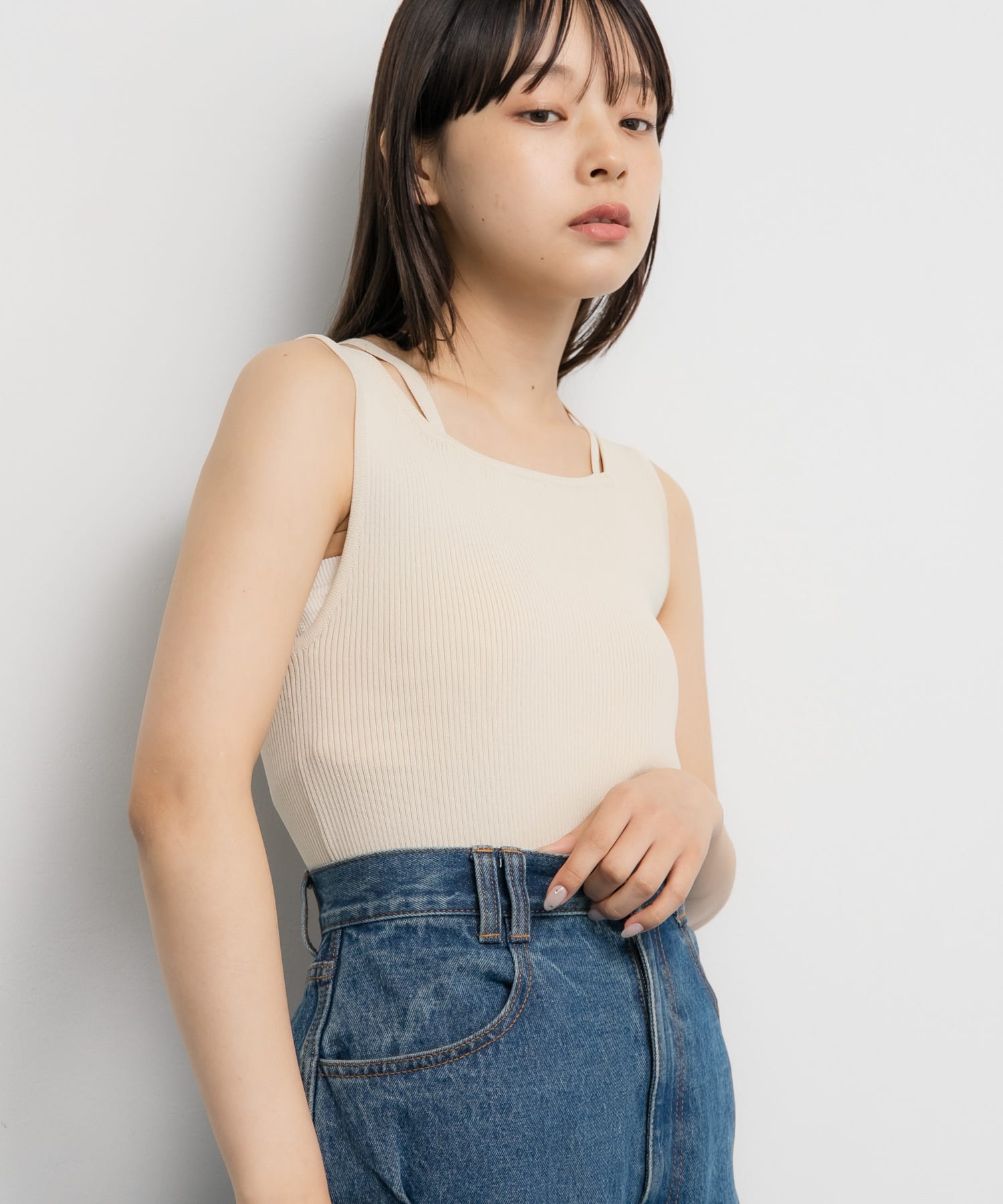 身長：153cm サイズ：one