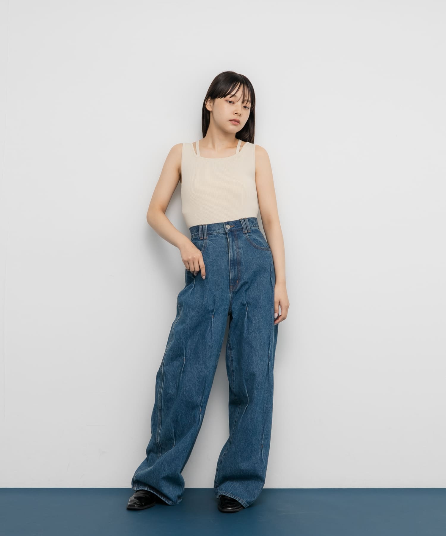 身長：153cm サイズ：one