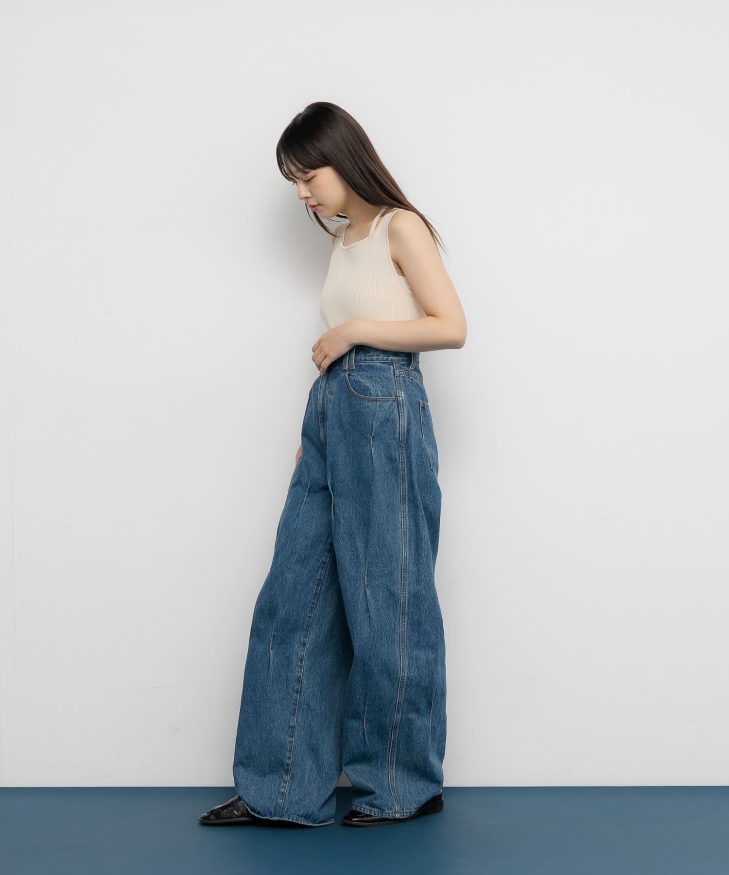 身長：153cm サイズ：one