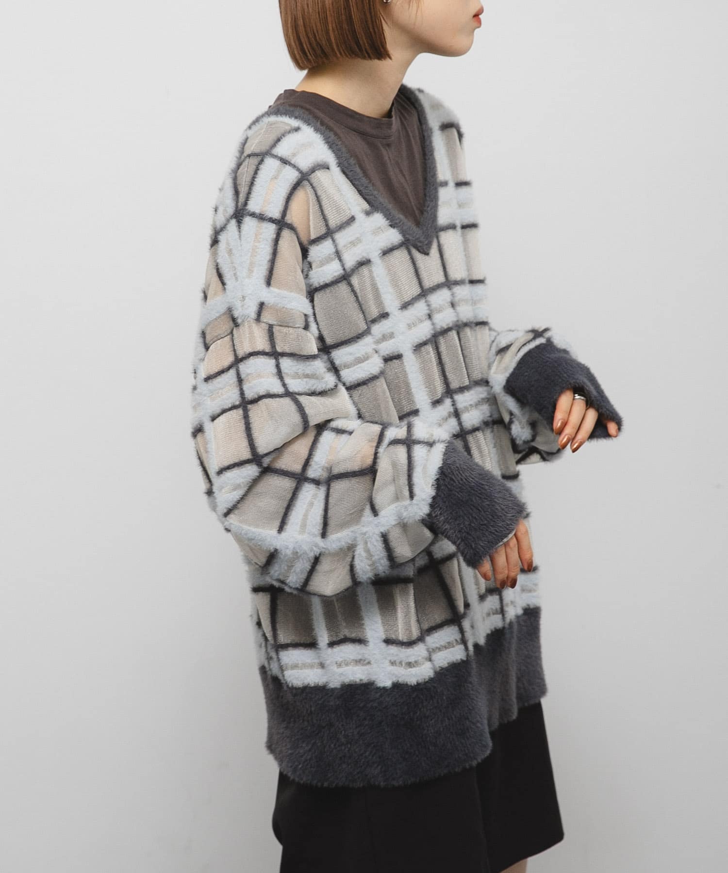 身長：153cm サイズ：one