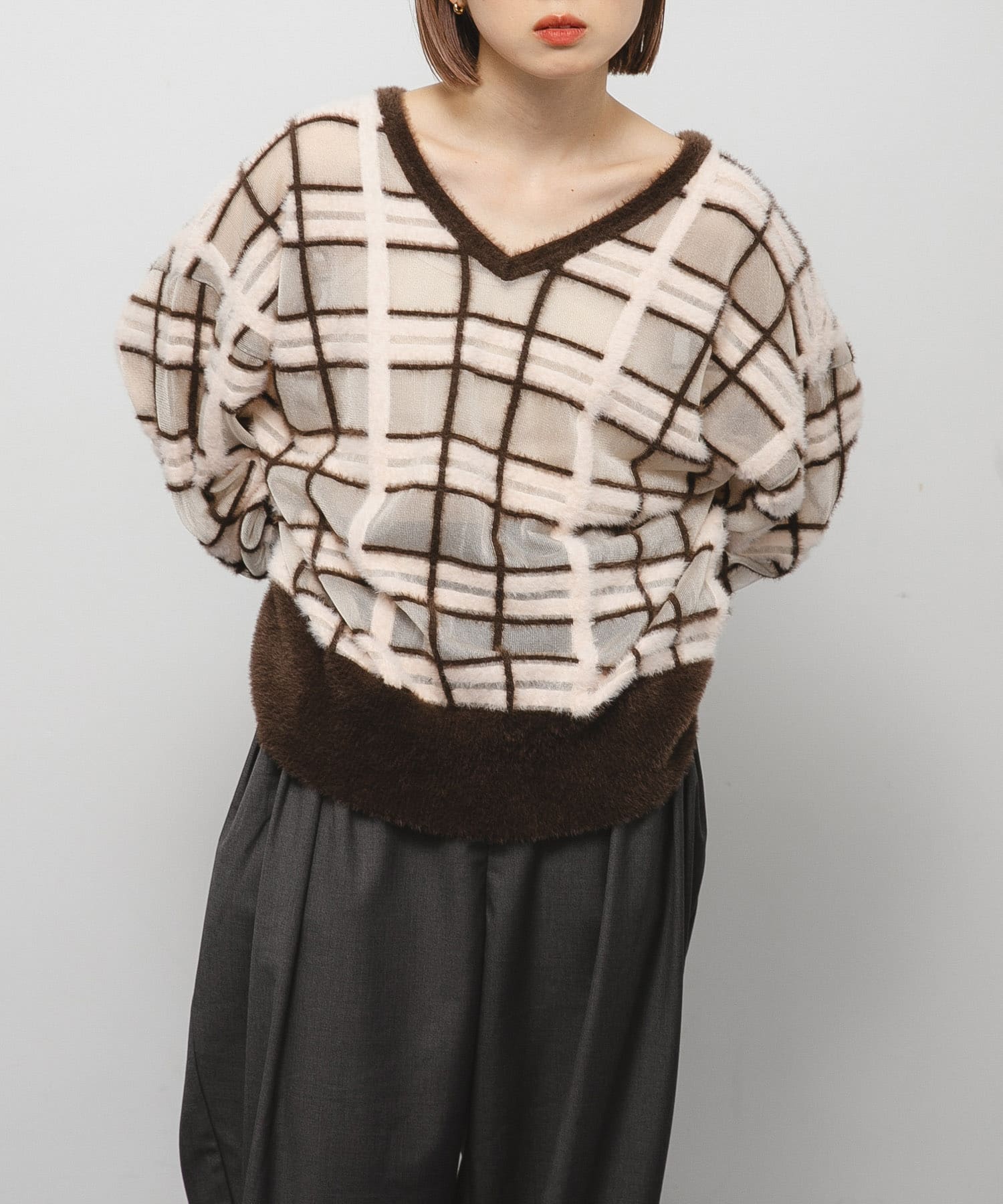 身長：153cm サイズ：one