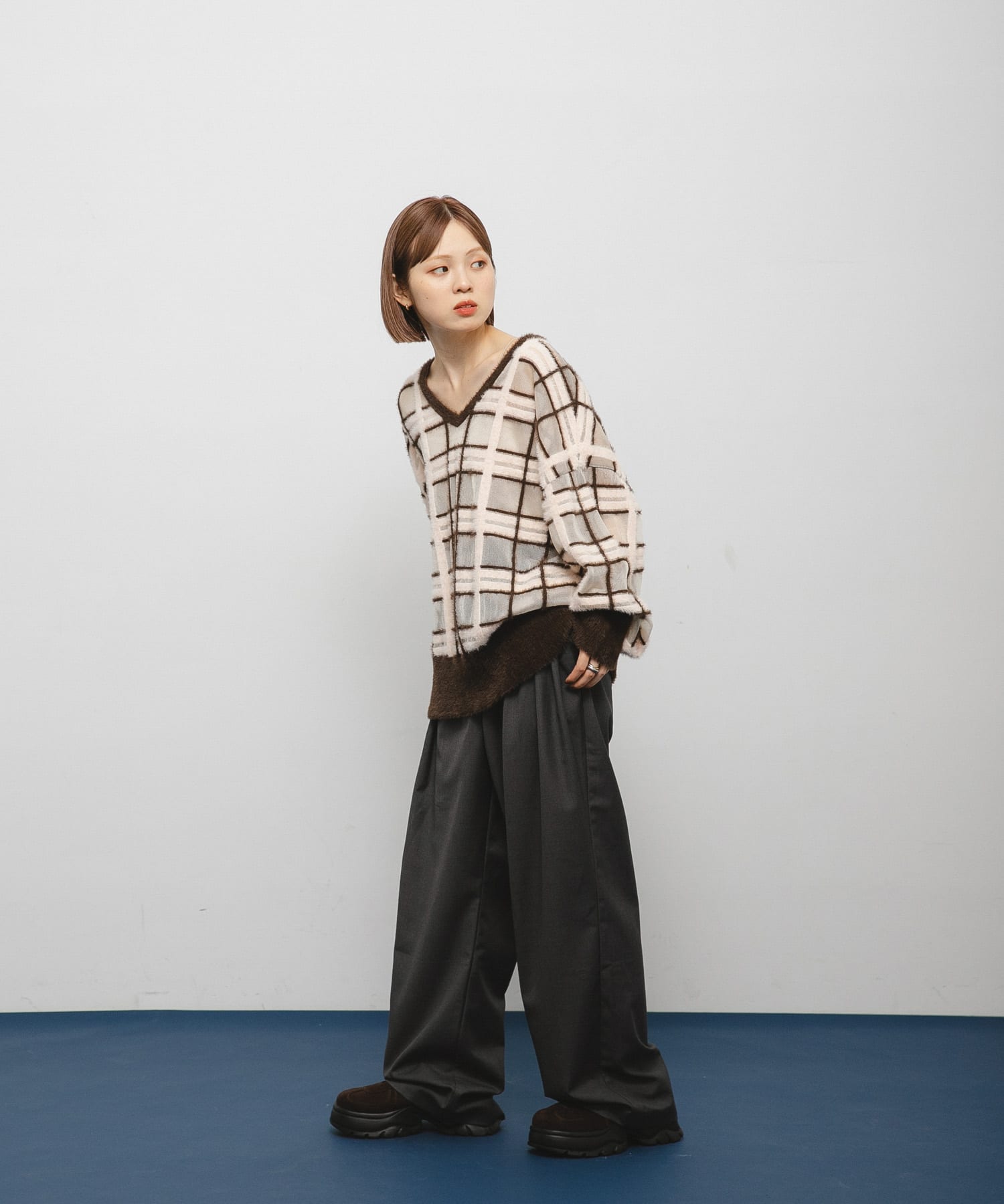 身長：153cm サイズ：one