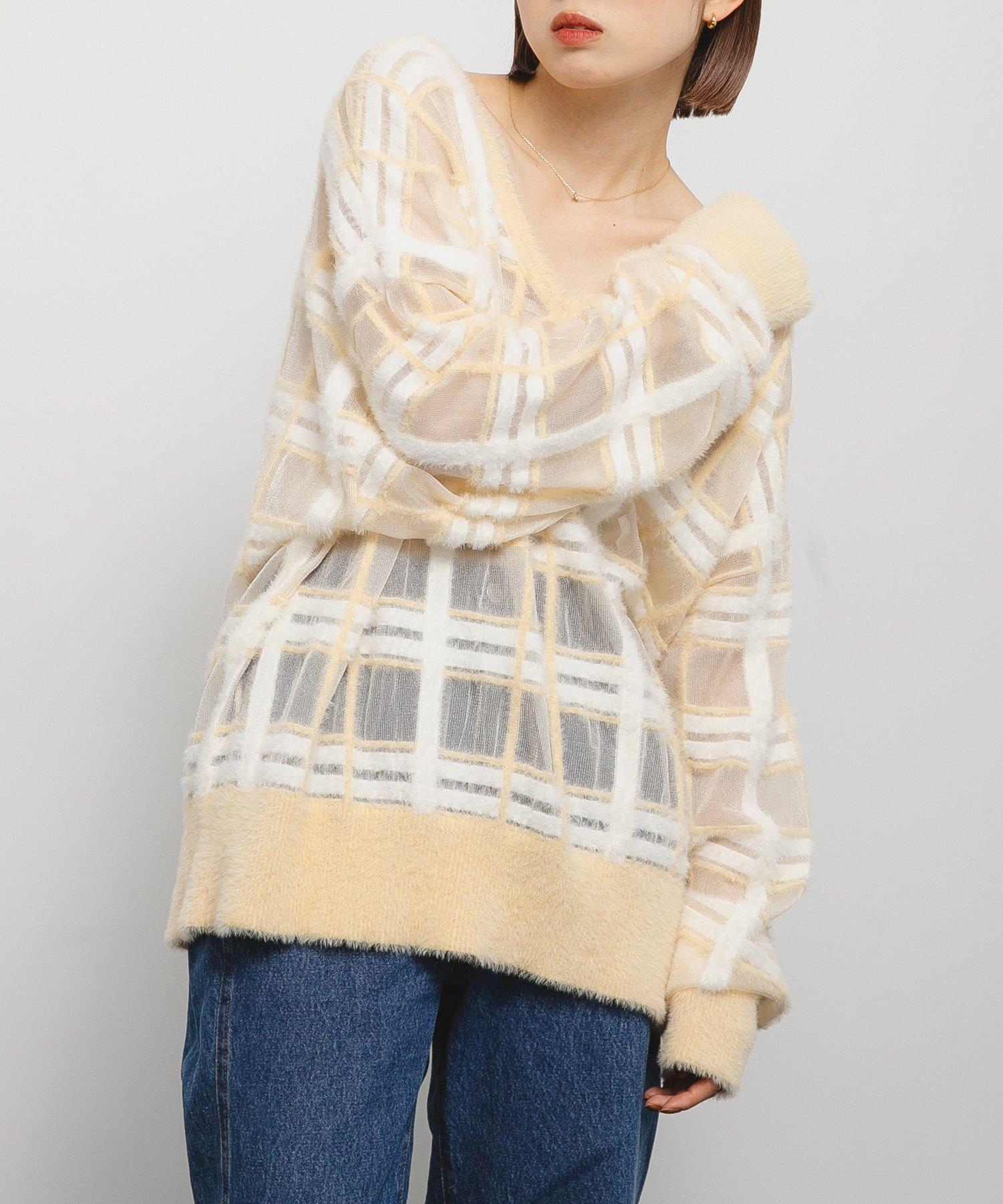 身長：153cm サイズ：one