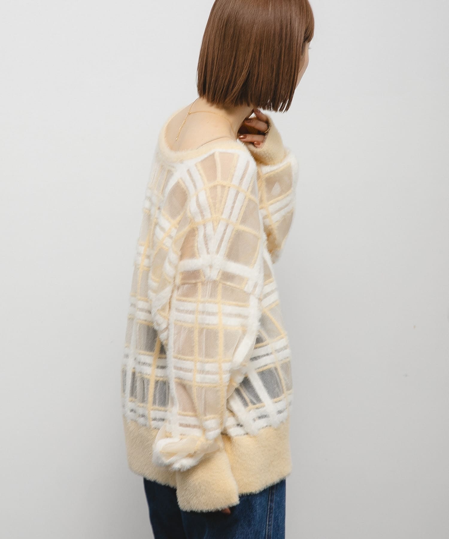 身長：153cm サイズ：one