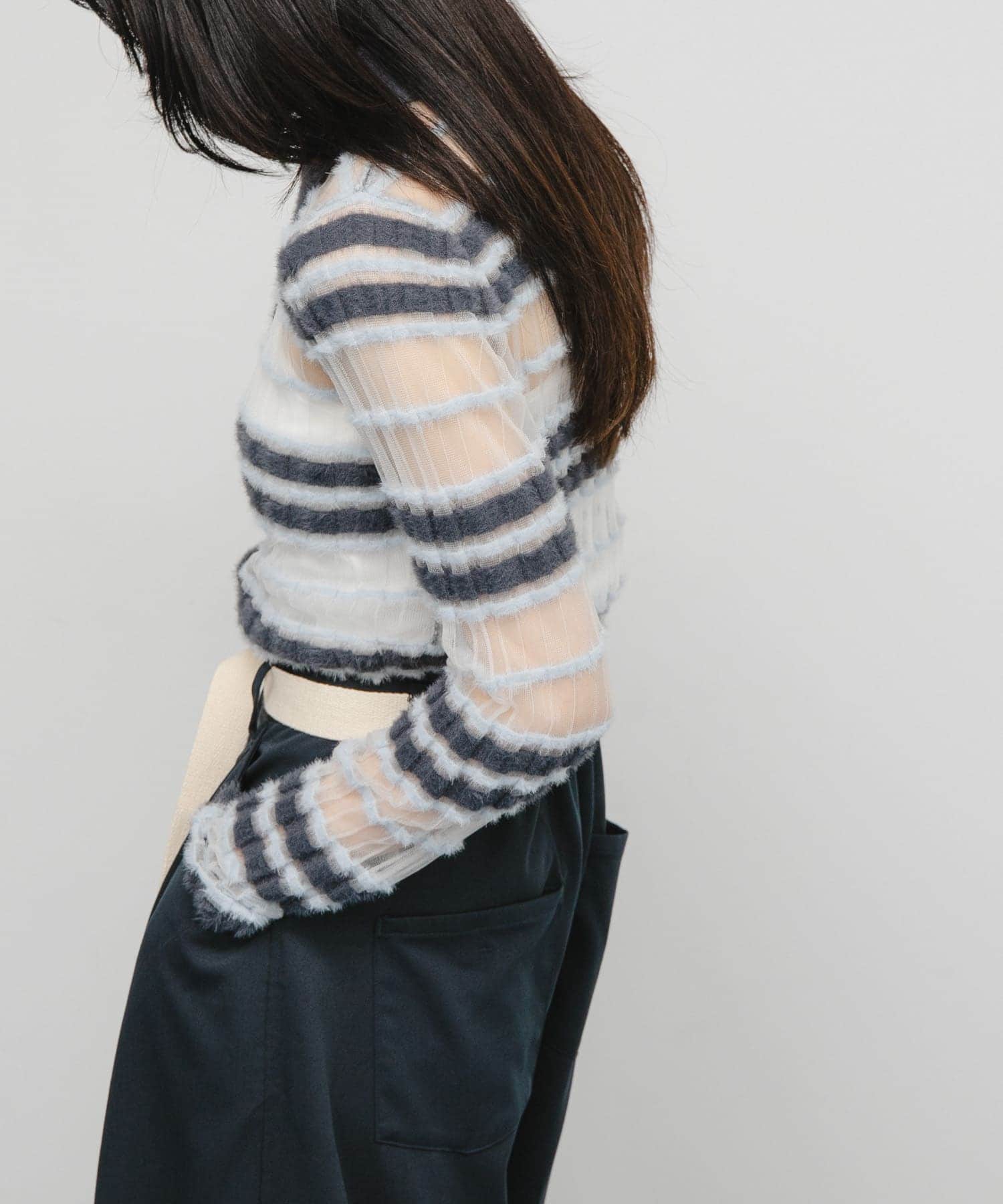 身長：160cm サイズ：one