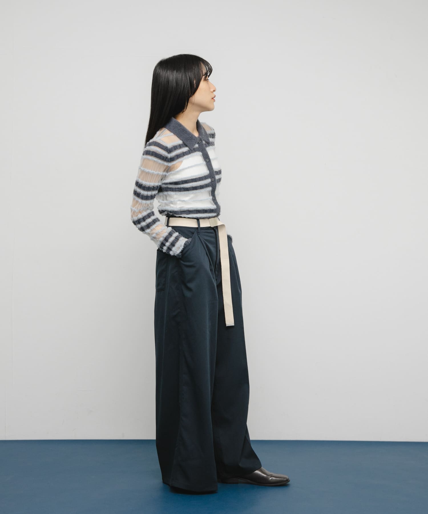 身長：160cm サイズ：one