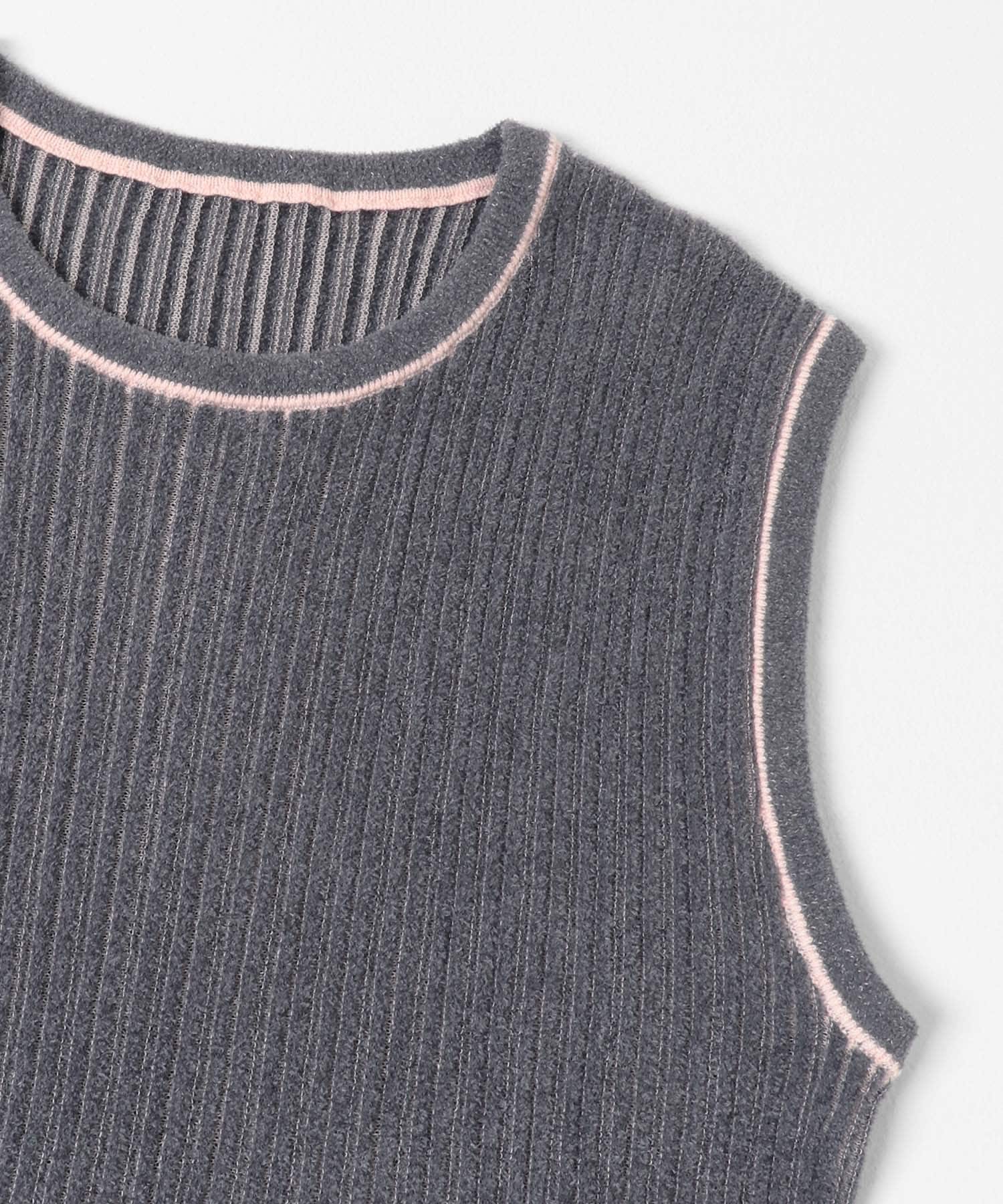 スリーブレスリンクスニット GRAY one