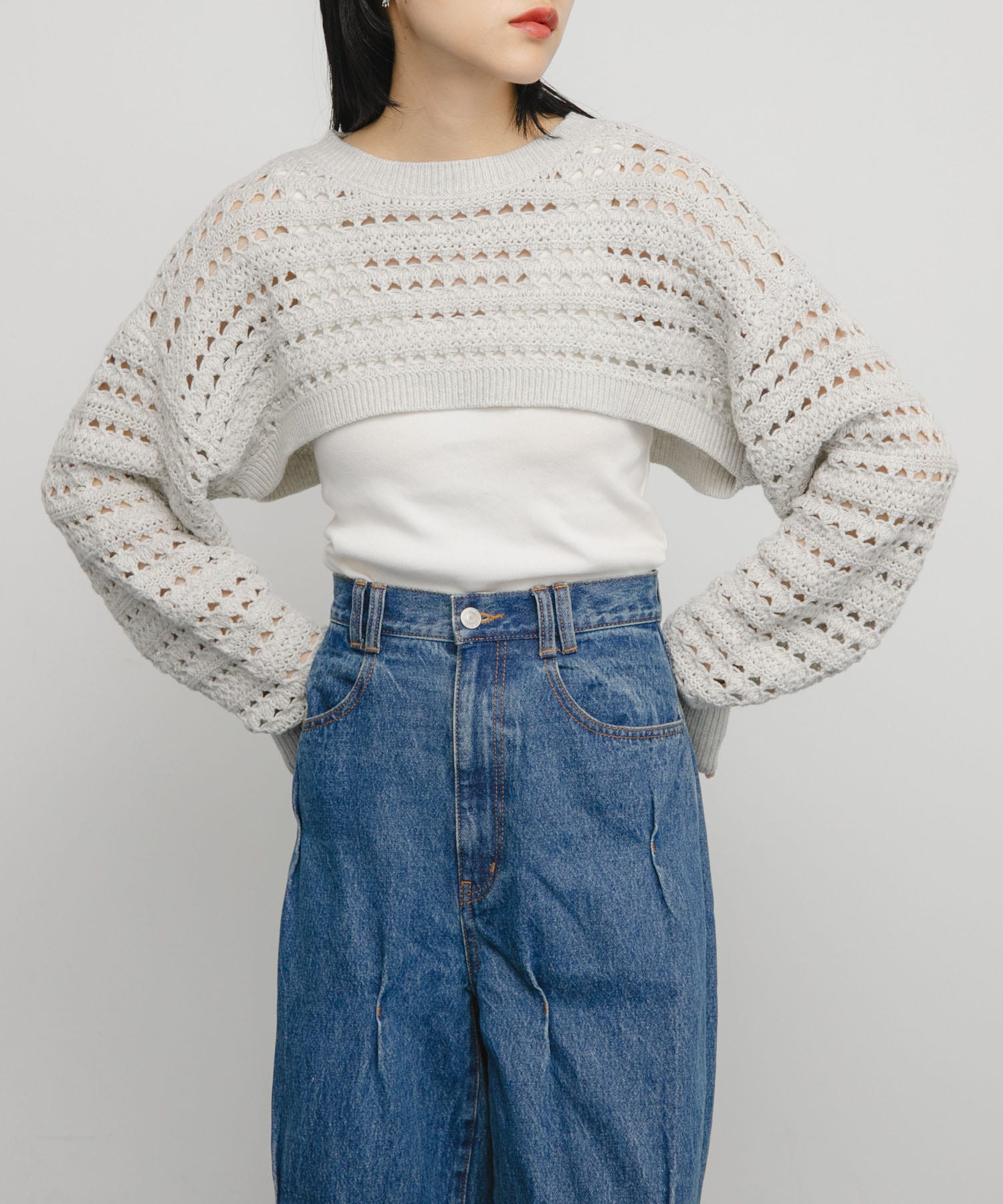 身長：160cm サイズ：one