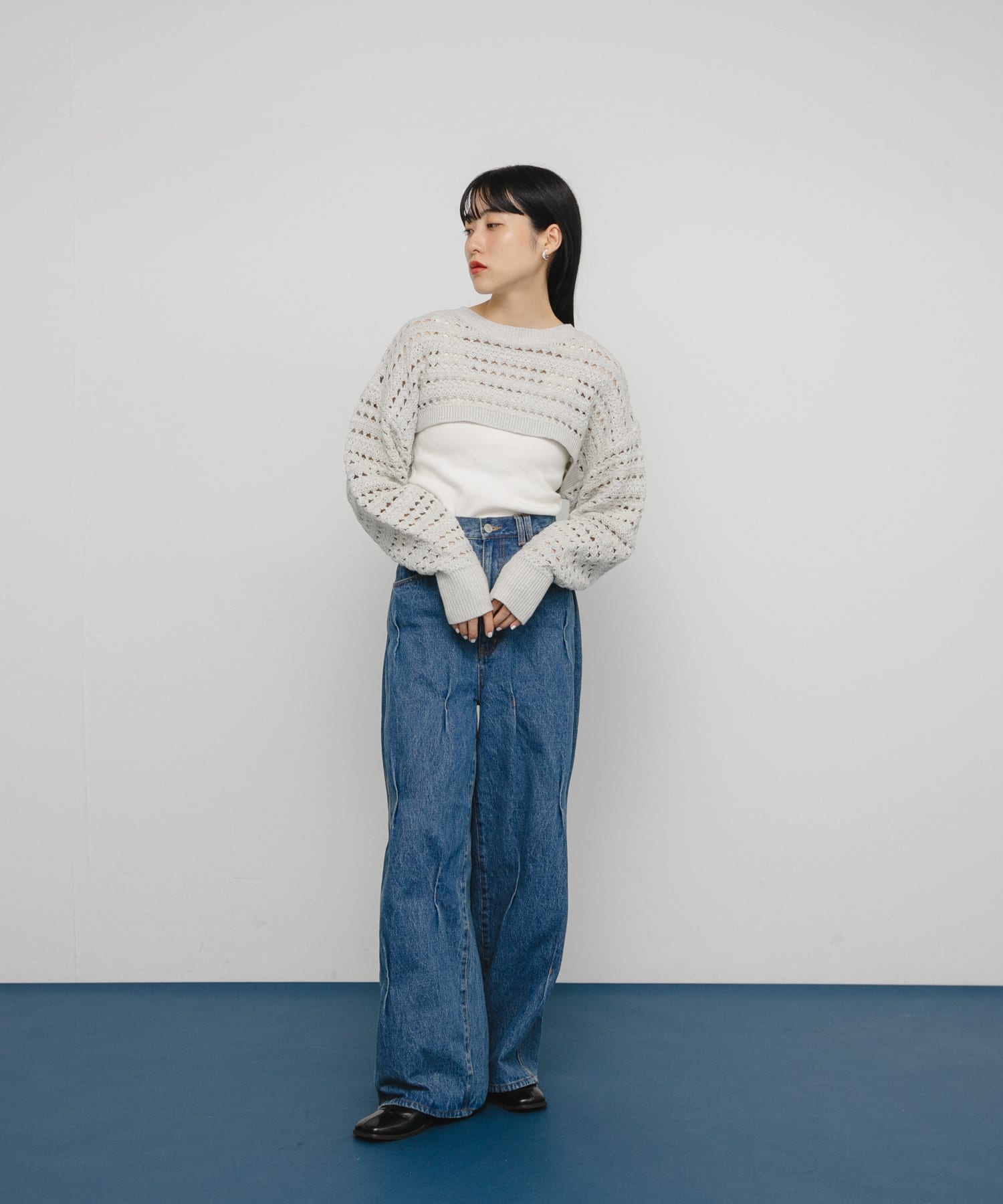 身長：160cm サイズ：one