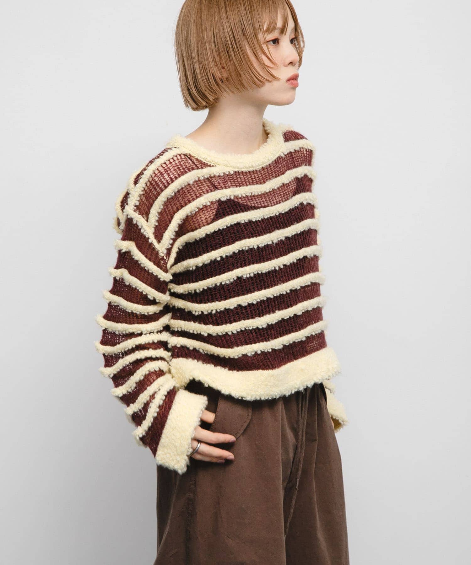 身長：153cm サイズ：one