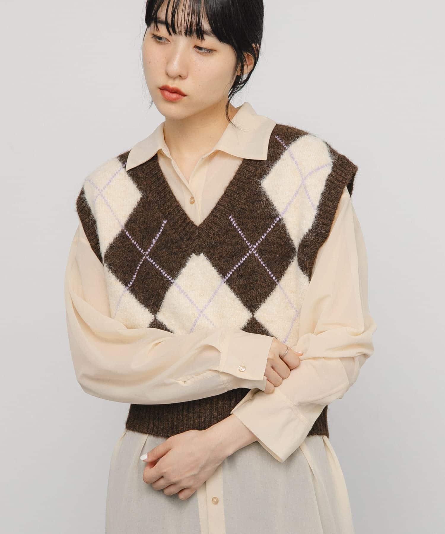 身長：160cm サイズ：one